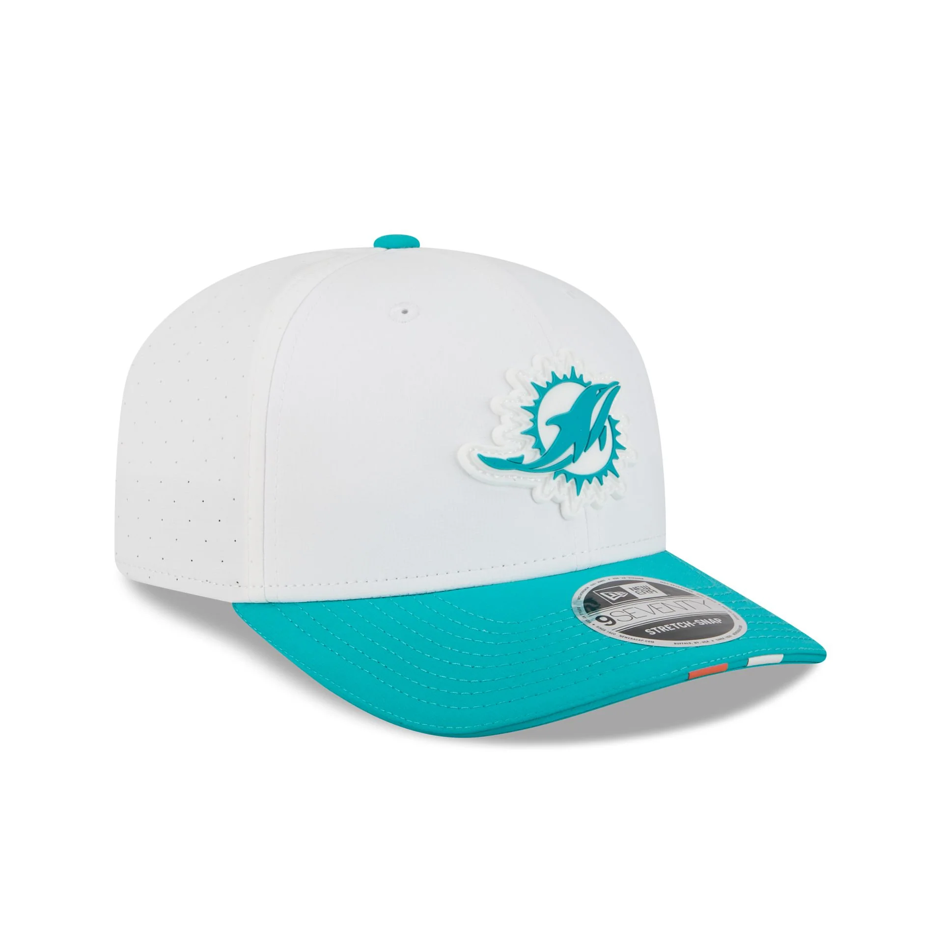 Miami Dolphins 2025 Training 9SEVENTY Stretch-Snap Hat