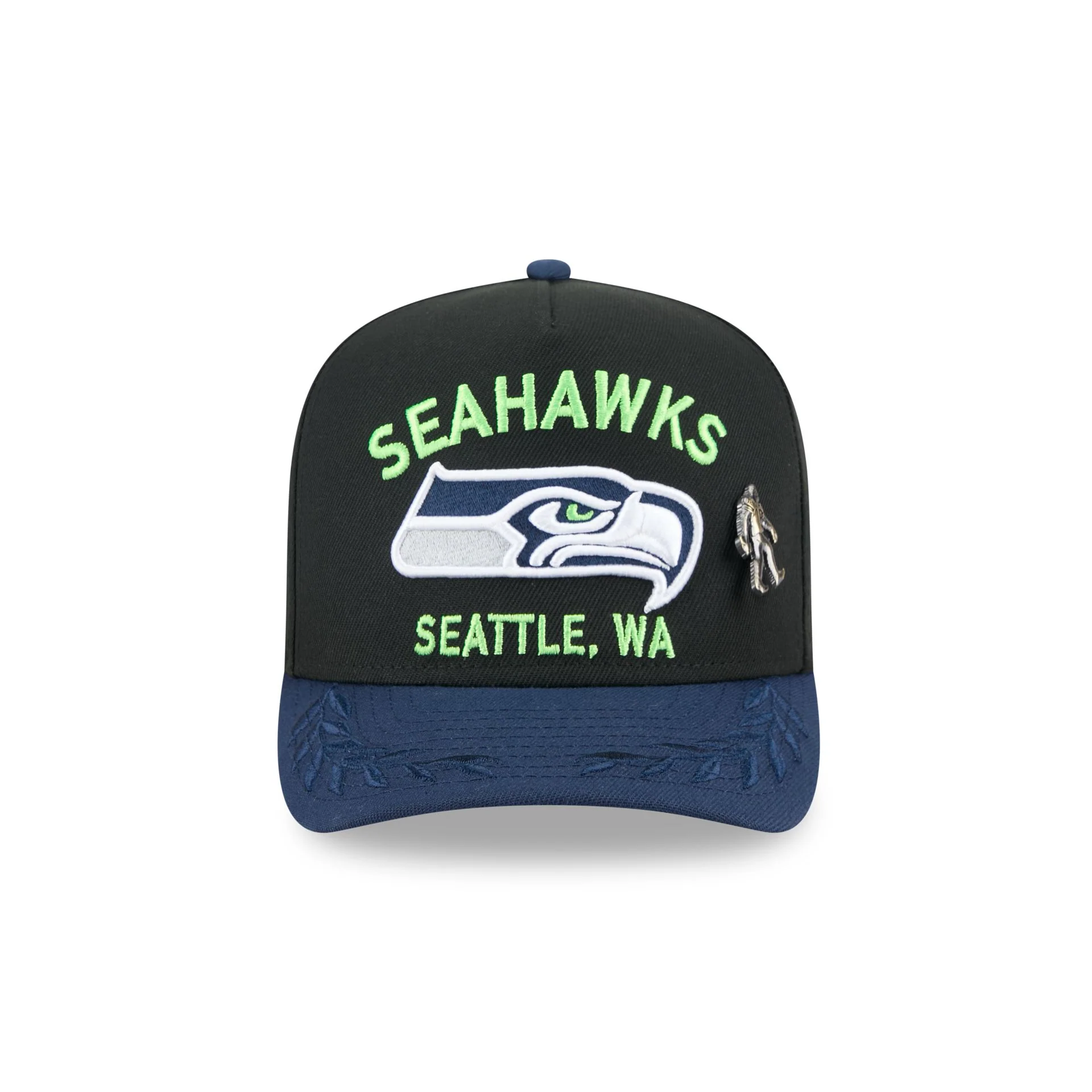 Seattle Seahawks 2025 Draft Black 59FIFTY A-Frame Fitted Hat