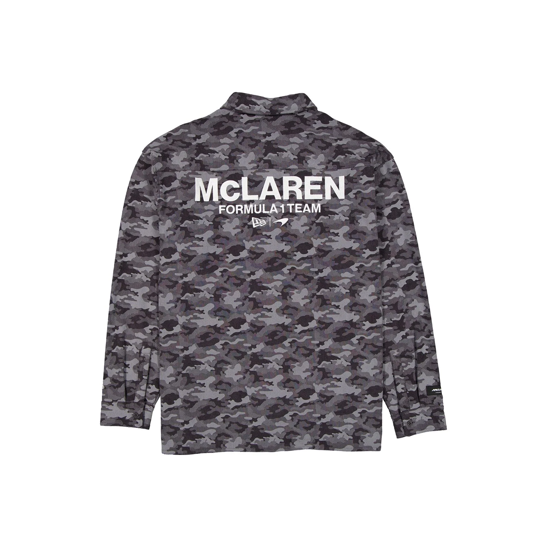 McLaren Formula 1 Team Gray Camo Long Sleeve Shirt