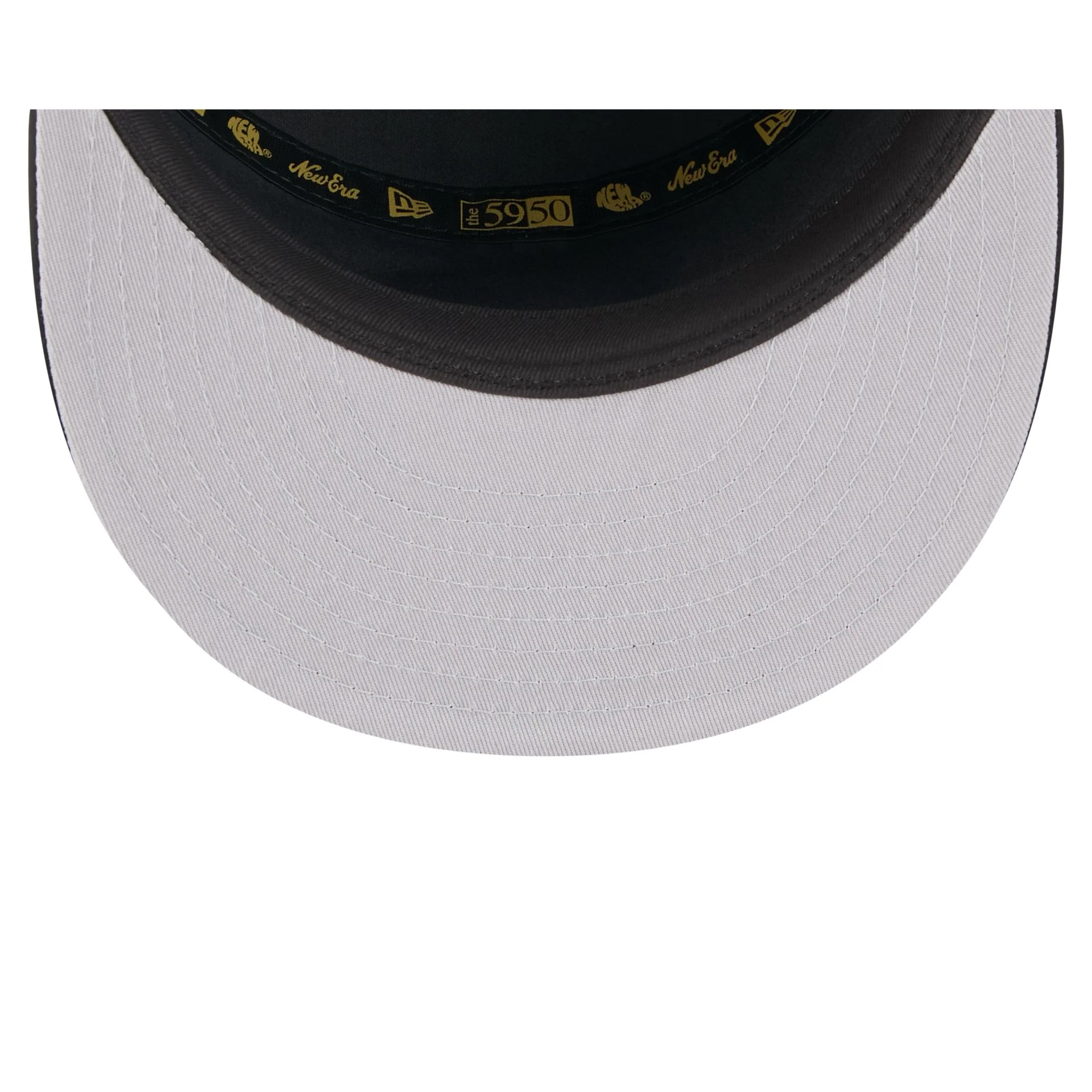 Las Vegas Raiders Black Poly Rope Split Panel 59FIFTY Fitted Hat