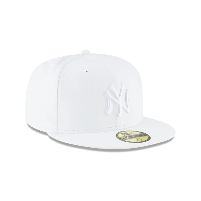New York Yankees Whiteout Basic 59FIFTY Fitted Hat