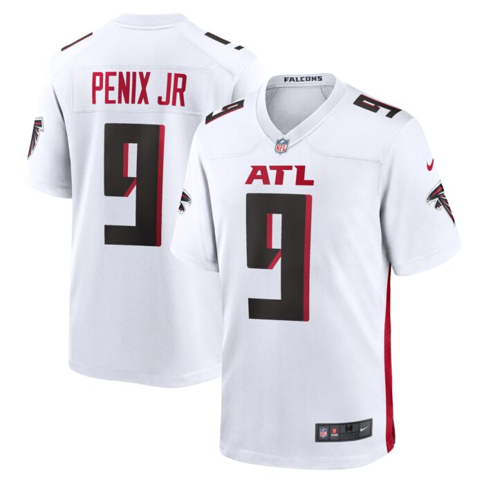 Men’s Atlanta Falcons Michael Penix Jr. Nike White Game Jersey