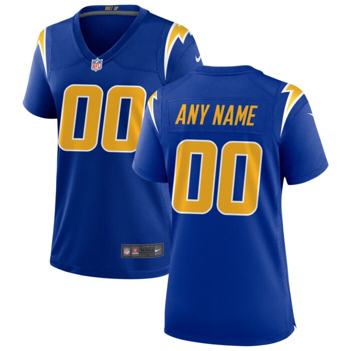 Women’s Los Angeles Chargers Nike Royal Alternate Custom Game Jersey