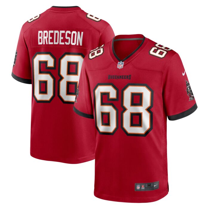 Men’s Tampa Bay Buccaneers Ben Bredeson Nike Red Game Jersey