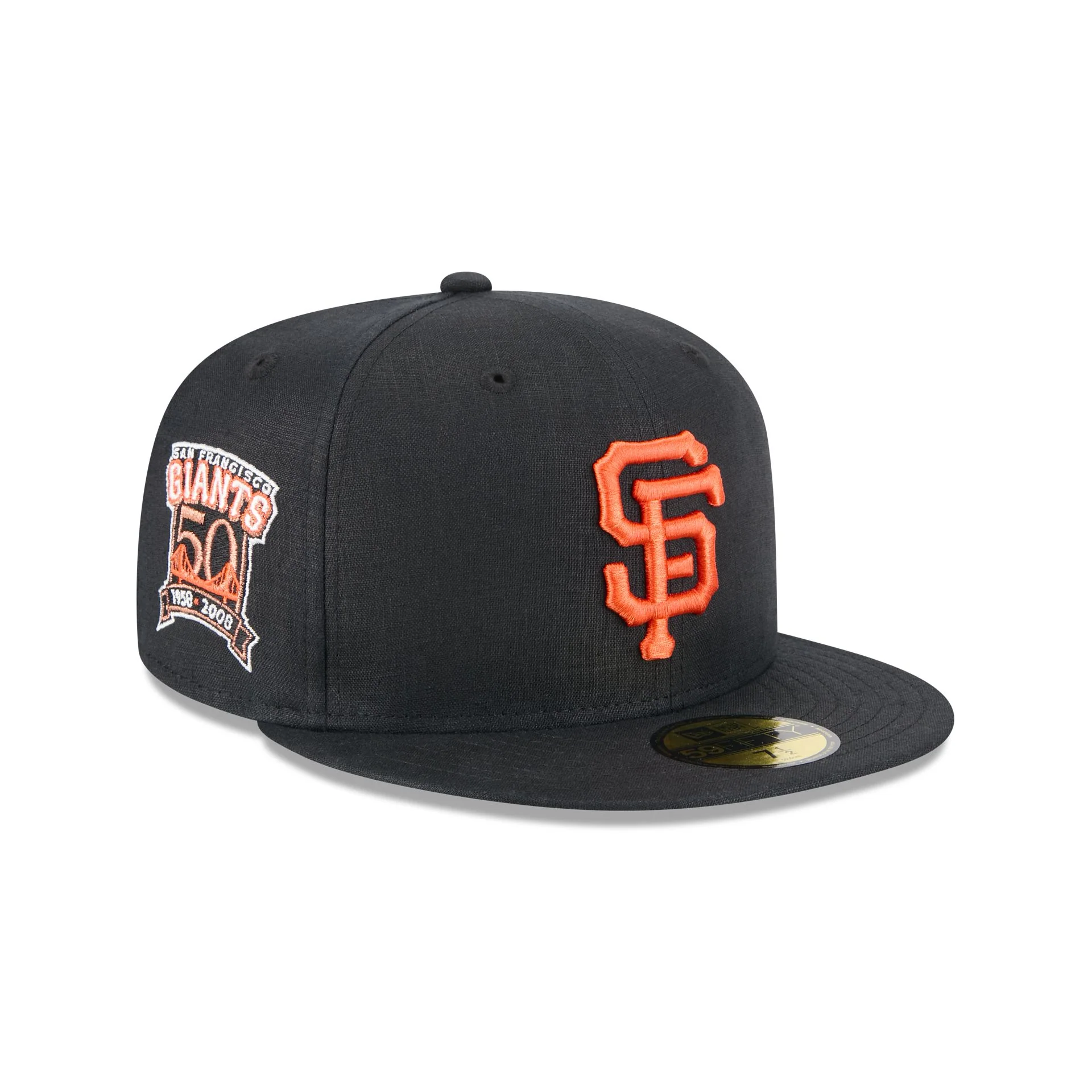 Team Linen San Francisco Giants 59FIFTY Fitted Hat