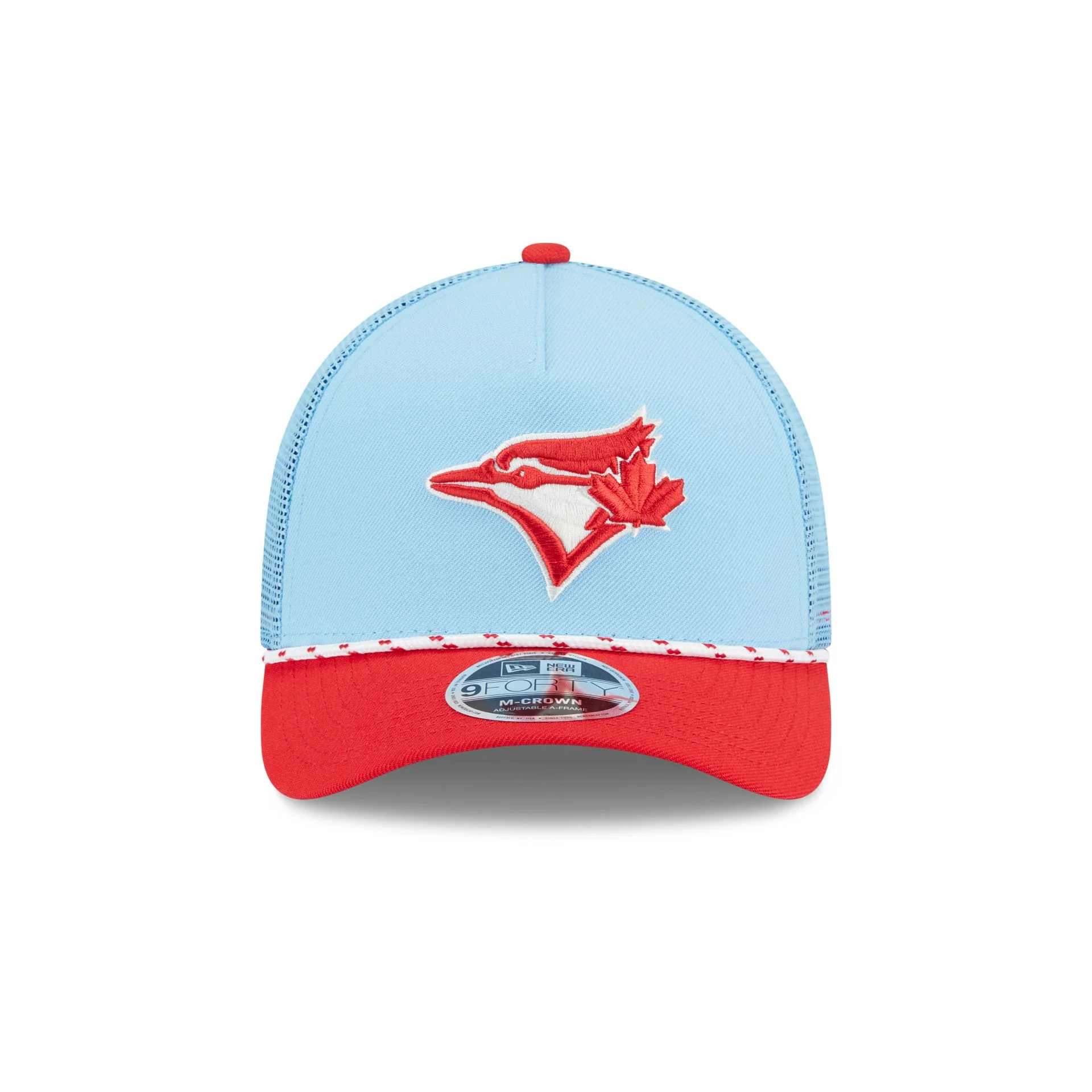 Toronto Blue Jays Independence Day 2025 9FORTY M-Crown A-Frame Trucker Hat