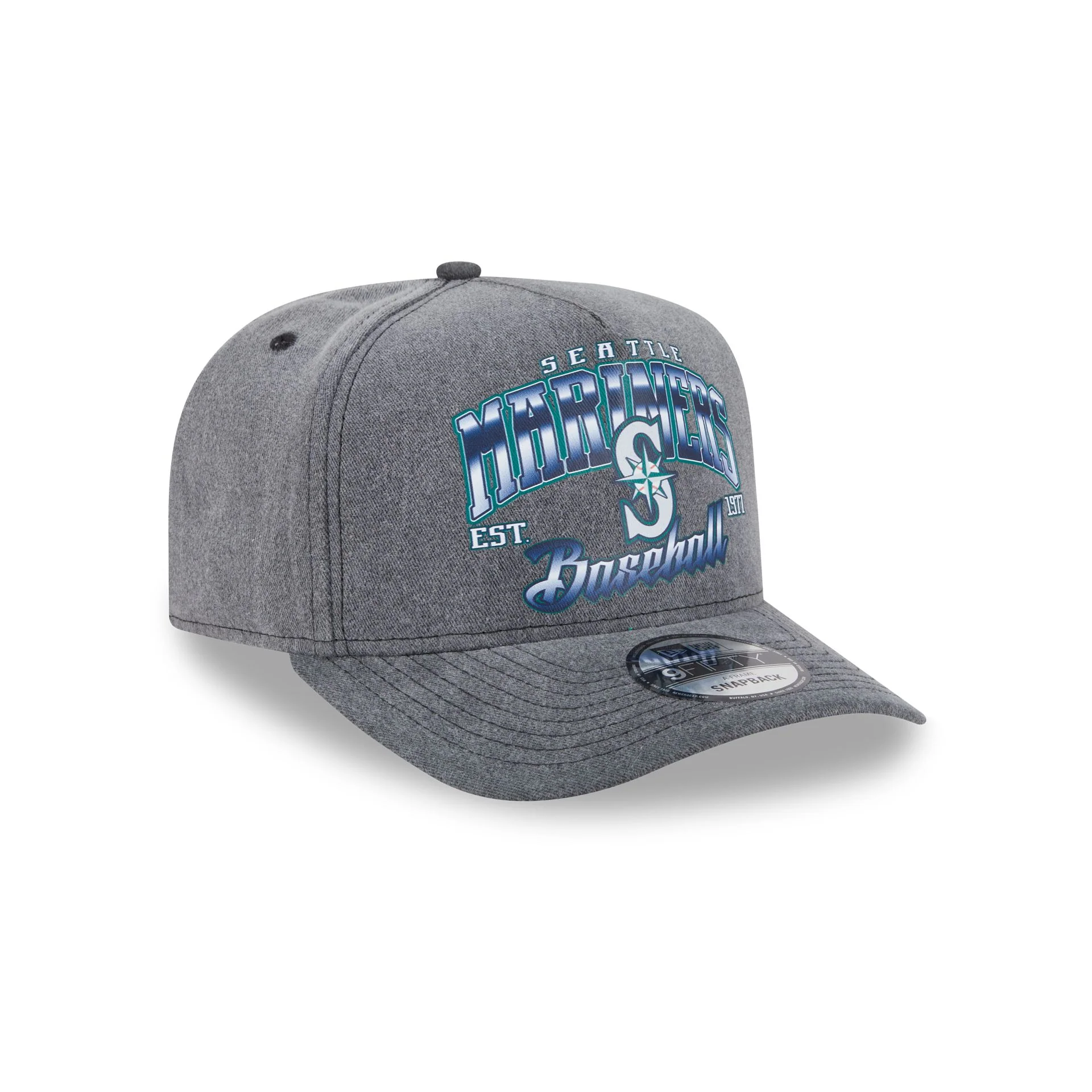 Seattle Mariners Washed 9FIFTY A-Frame Snapback Hat