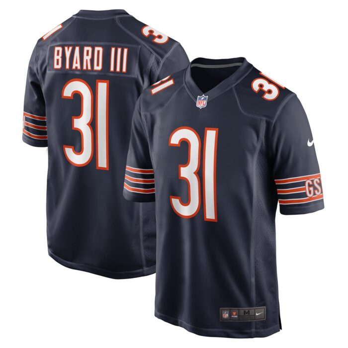 Men’s Chicago Bears Kevin Byard III Nike Navy Game Jersey