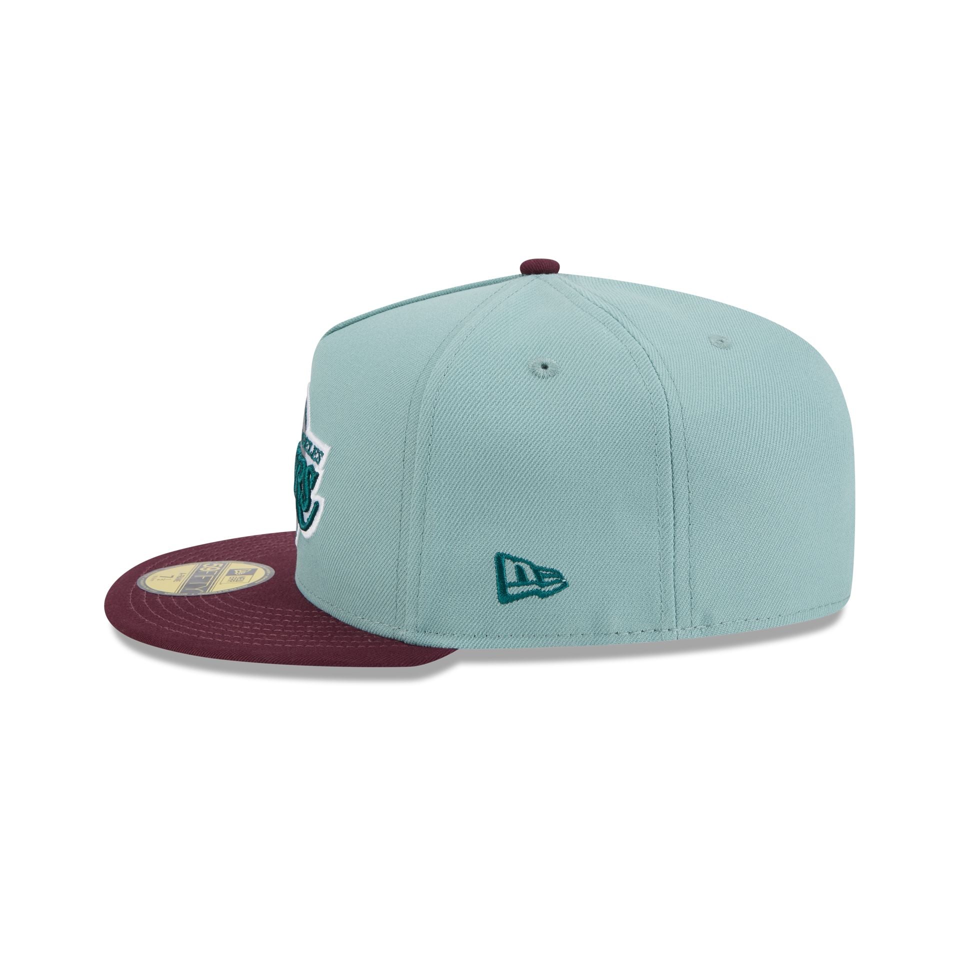 Los Angeles Lakers Beach Kiss Blue 59FIFTY A-Frame Fitted Hat