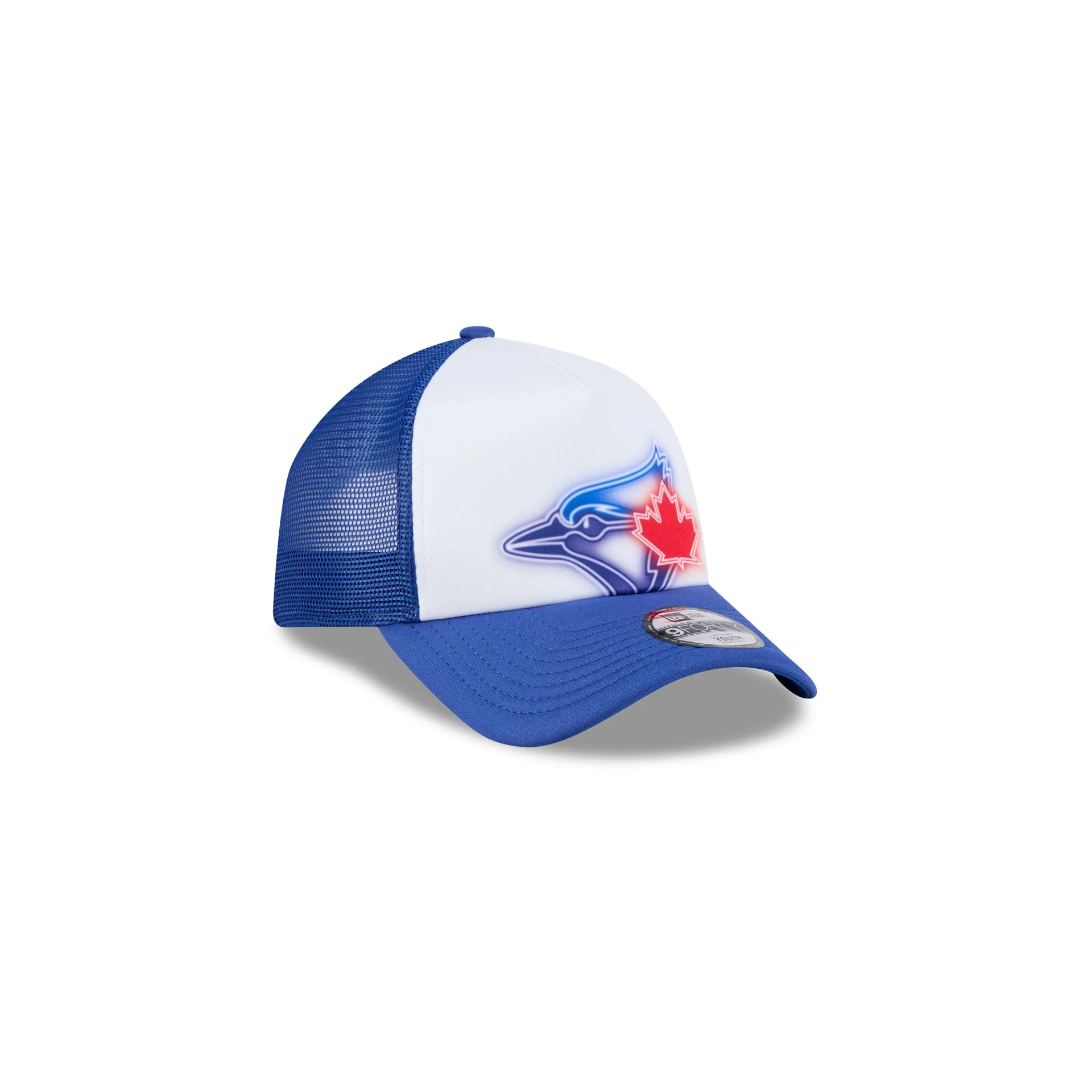 Toronto Blue Jays Kids Painted 9FORTY A-Frame Trucker Hat