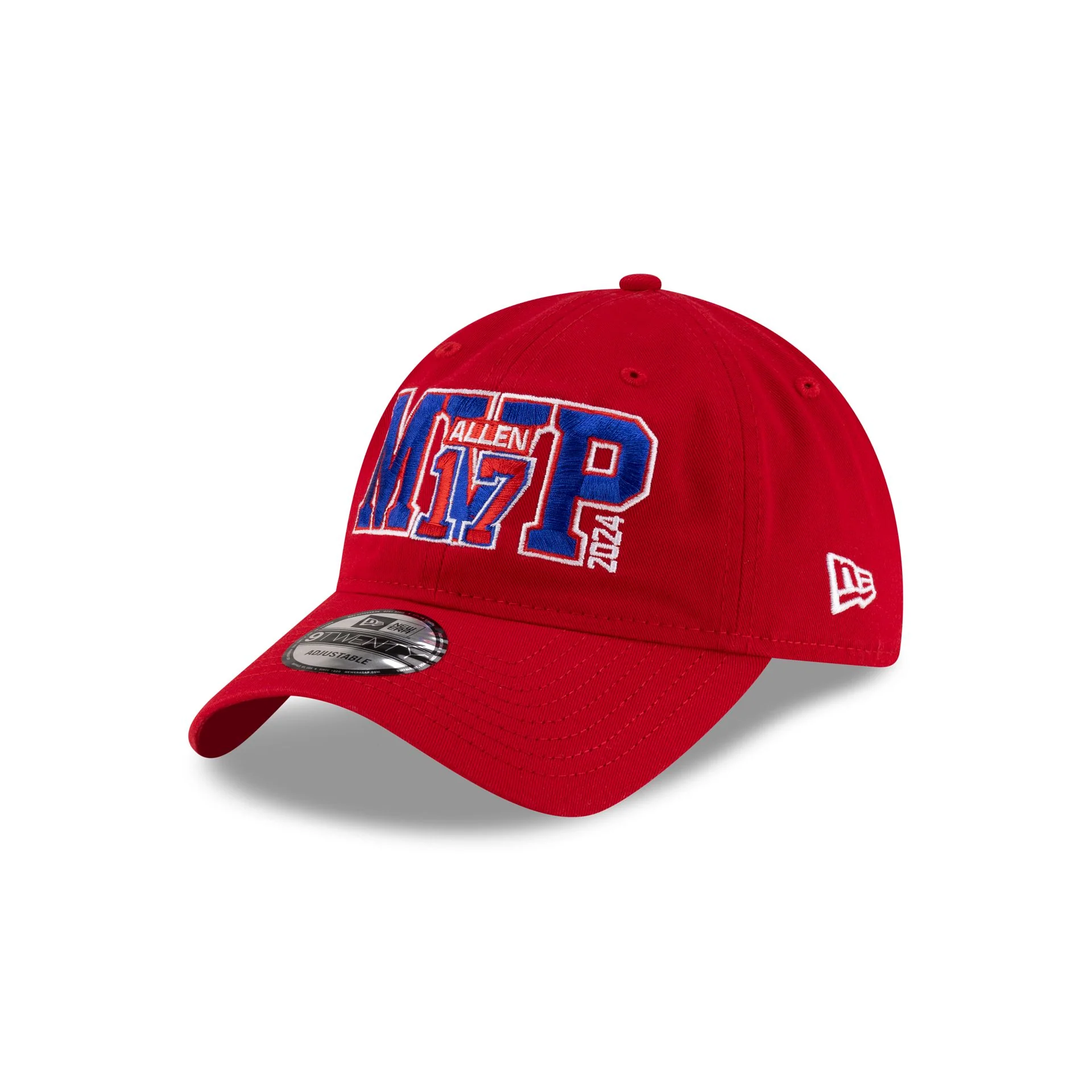 Buffalo Bills Josh Allen MVP Red 9TWENTY Adjustable Hat