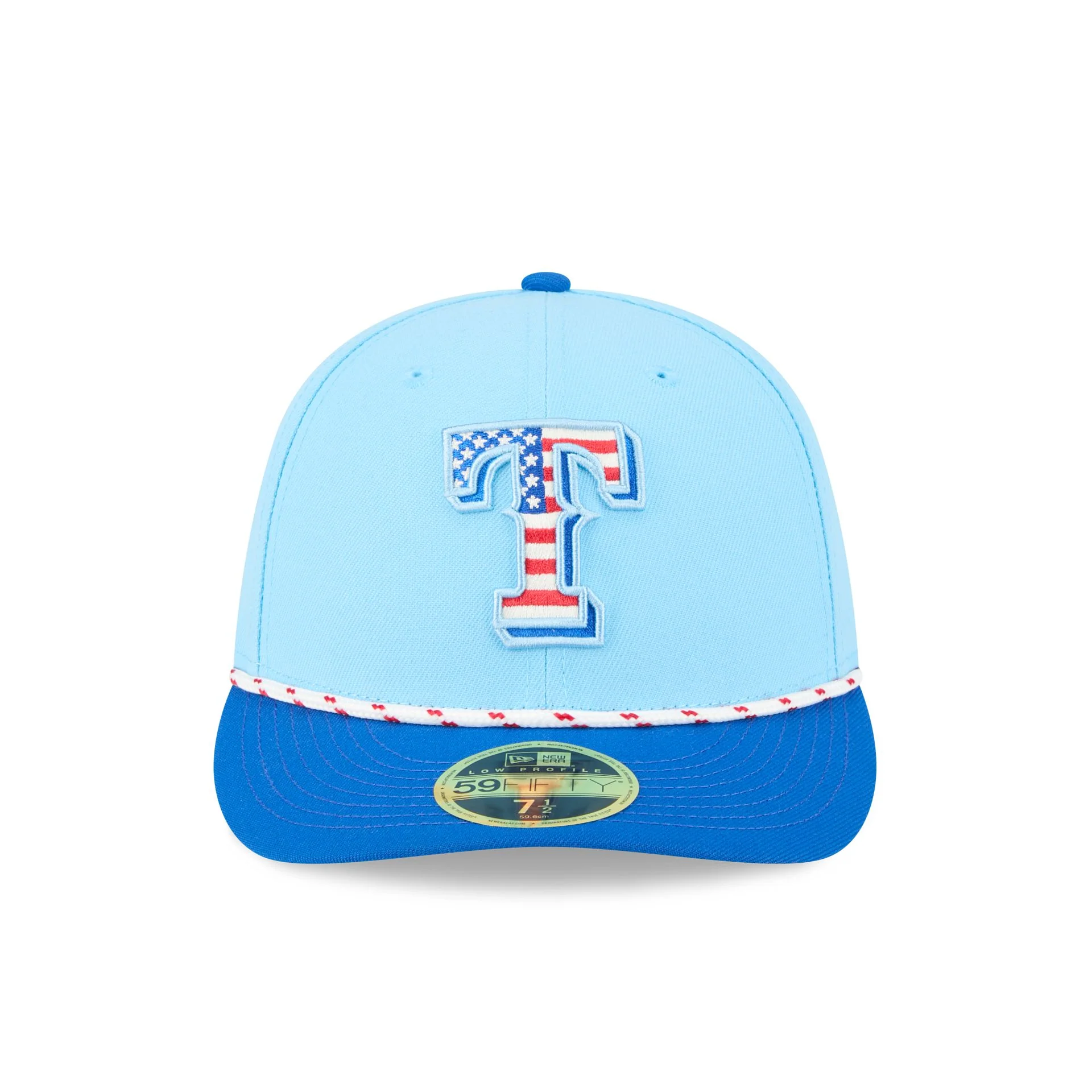Texas Rangers Independence Day 2025 Low Profile 59FIFTY Fitted Hat