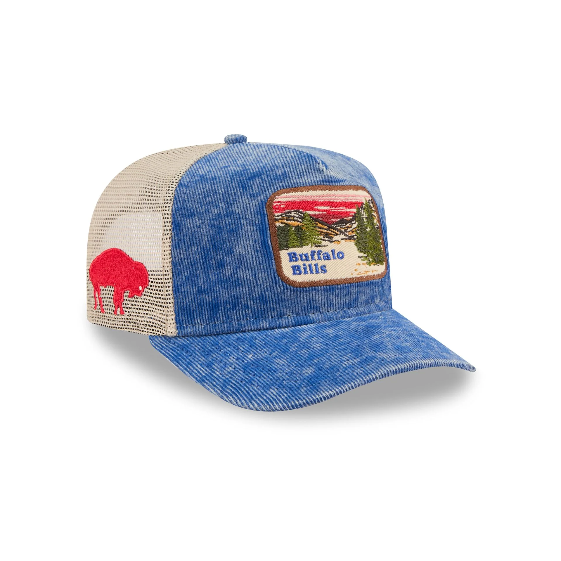 Buffalo Bills Vintage Landscape Historic 9FIFTY A-Frame Trucker Hat