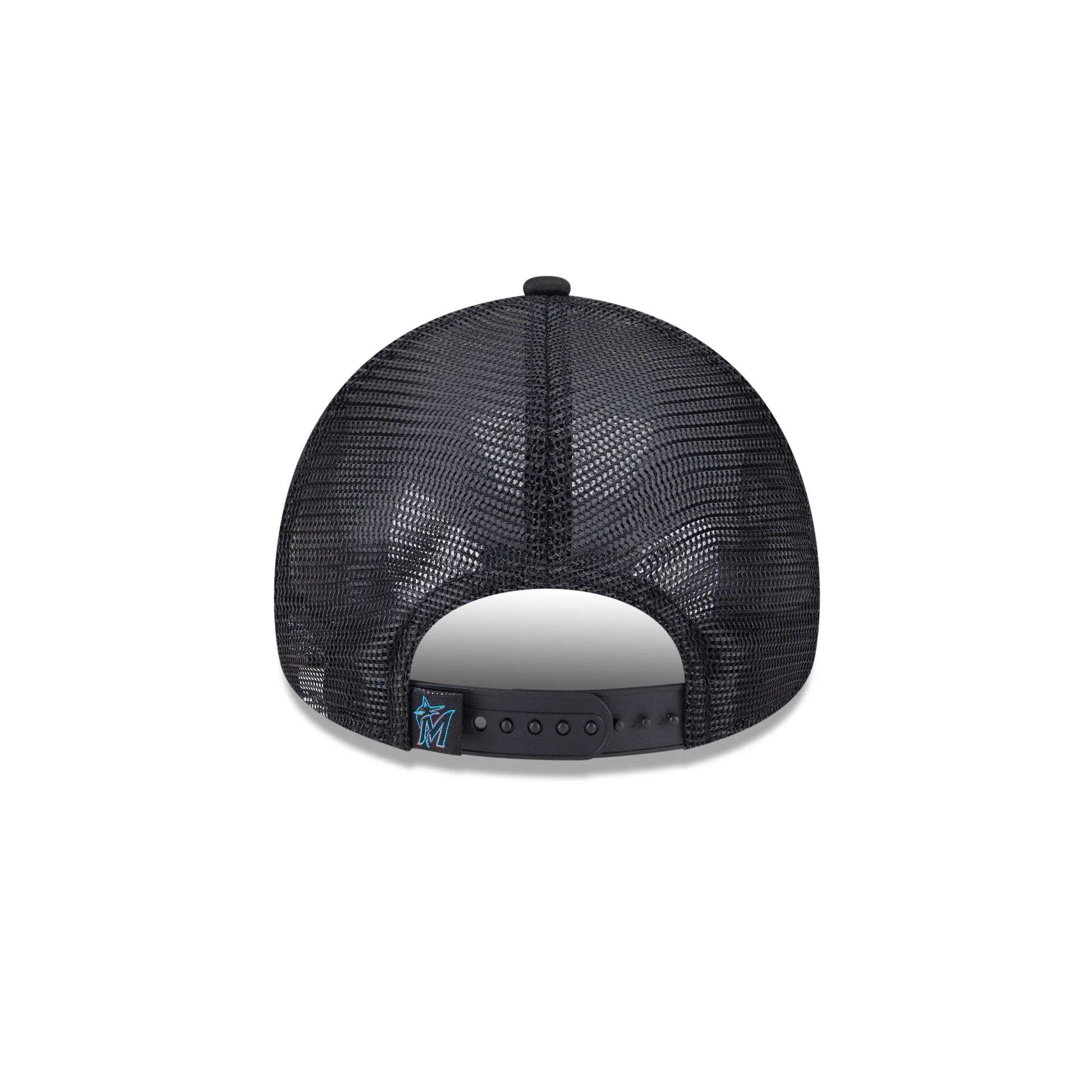 Miami Marlins Distressed 9FORTY A-Frame Trucker Hat