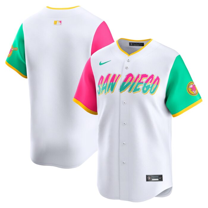 Men’s San Diego Padres  Nike White City Connect Limited Jersey