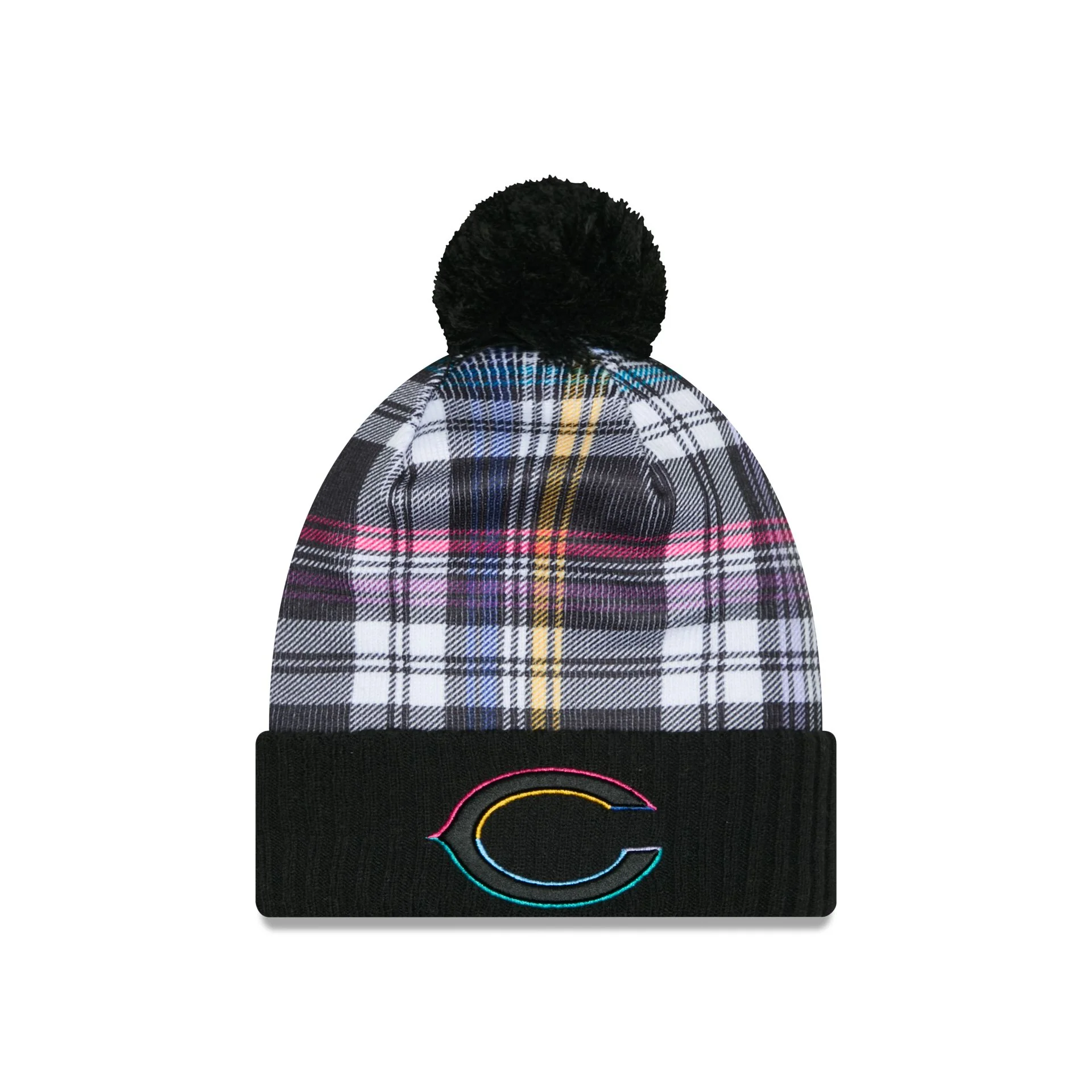 Chicago Bears 2024 Crucial Catch Sport Pom Knit Hat