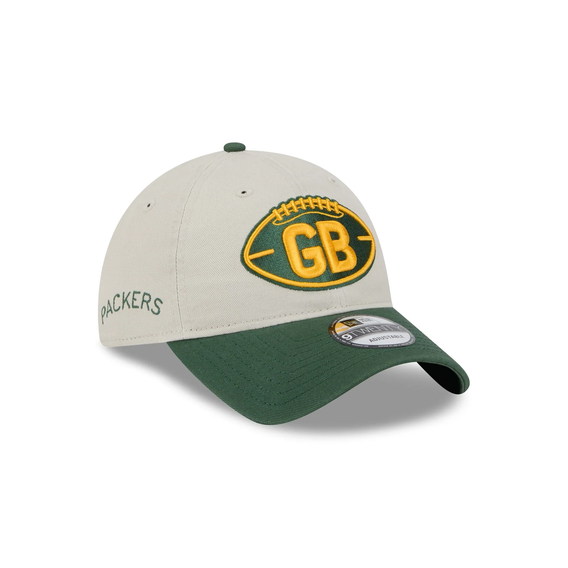 Green Bay Packers 2024 Historic Sideline 9TWENTY Adjustable Hat