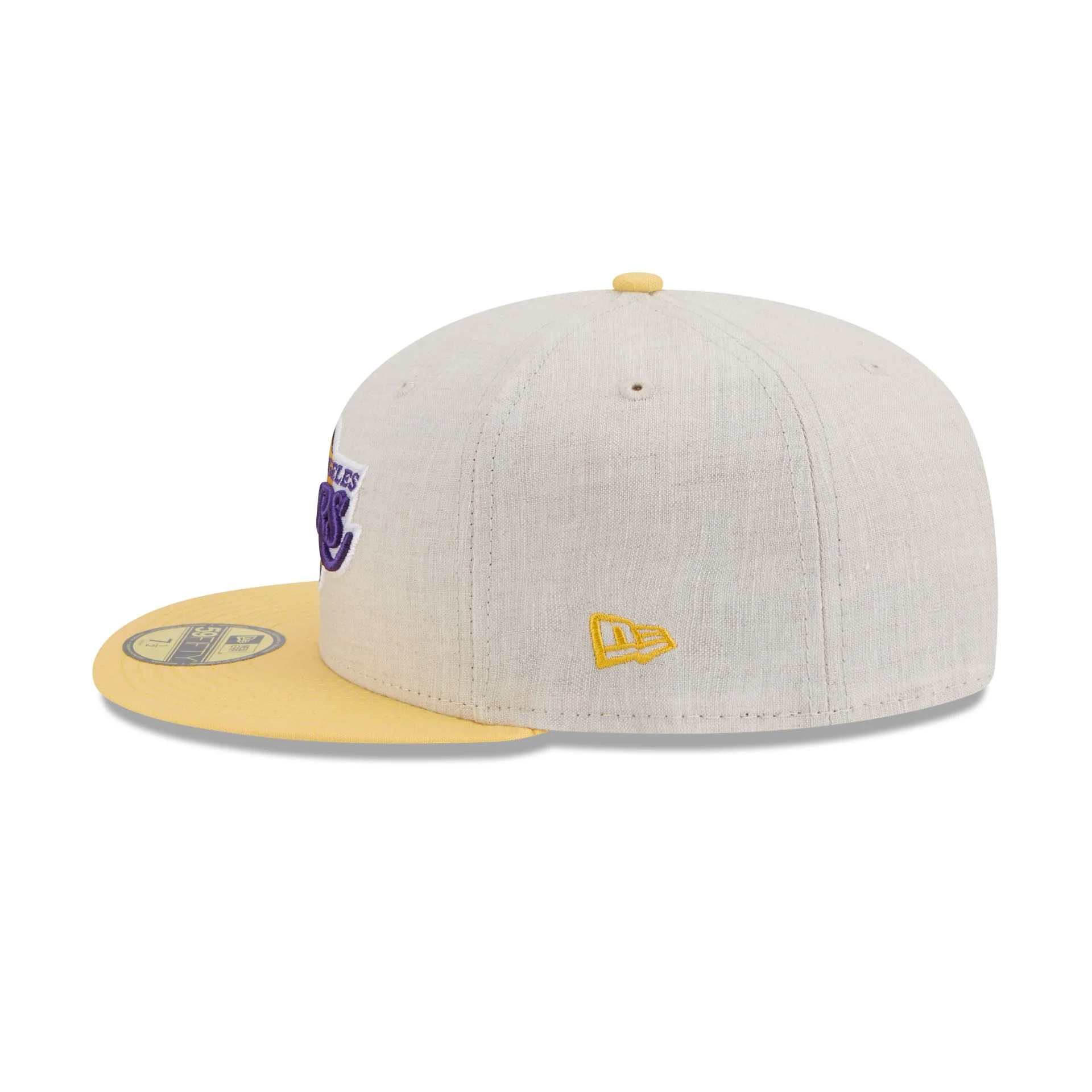 Los Angeles Lakers Linen 59FIFTY Fitted Hat
