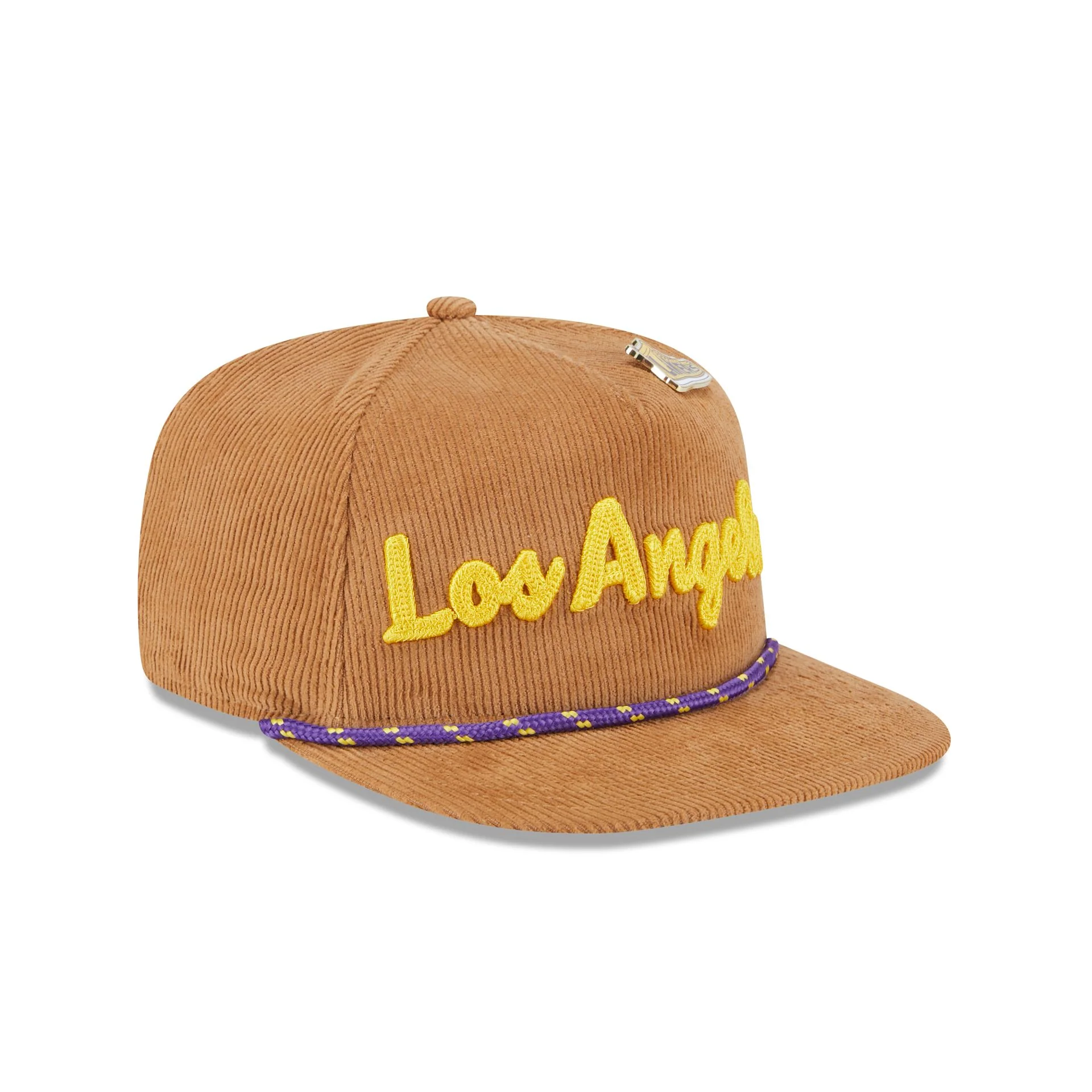 Los Angeles Lakers 2025 All-Star Game Fan Pack Corduroy Golfer Hat