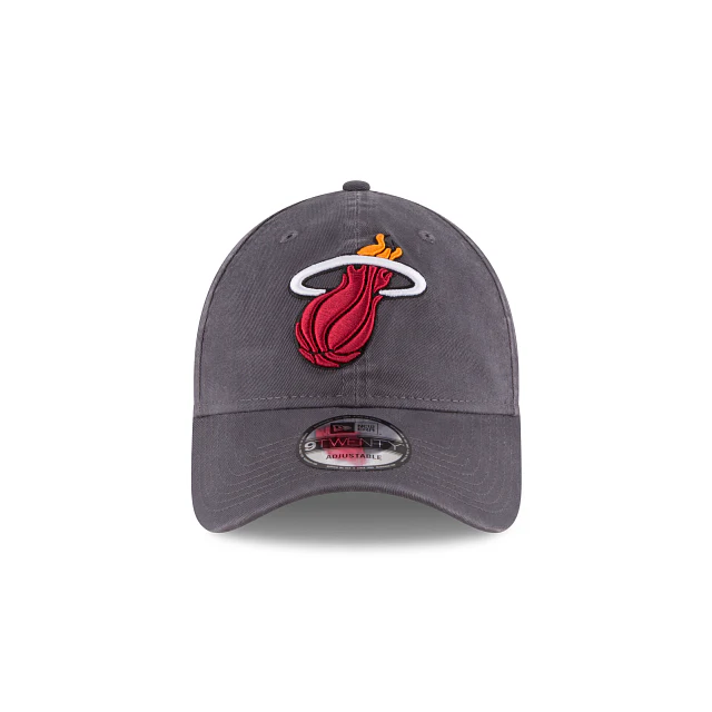 Miami Heat Core Classic Gray 9TWENTY Adjustable Hat