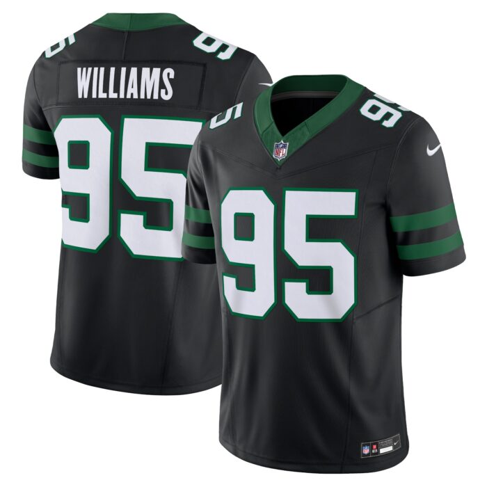 Men’s New York Jets Quinnen Williams Nike Legacy Black Alternate Vapor F.U.S.E. Limited Jersey