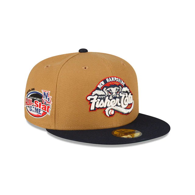 New Hampshire Fisher Cats Wheat 59FIFTY Fitted Hat