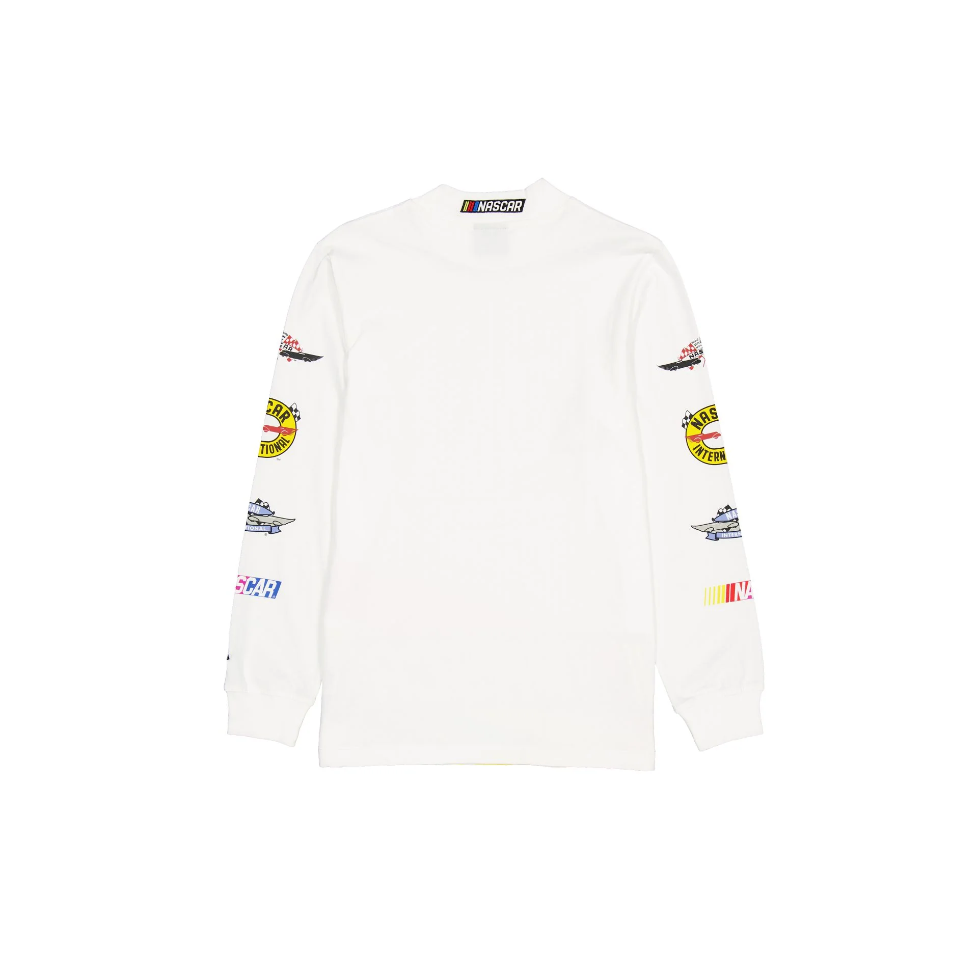 NASCAR Modern Speed White Long Sleeve T-Shirt