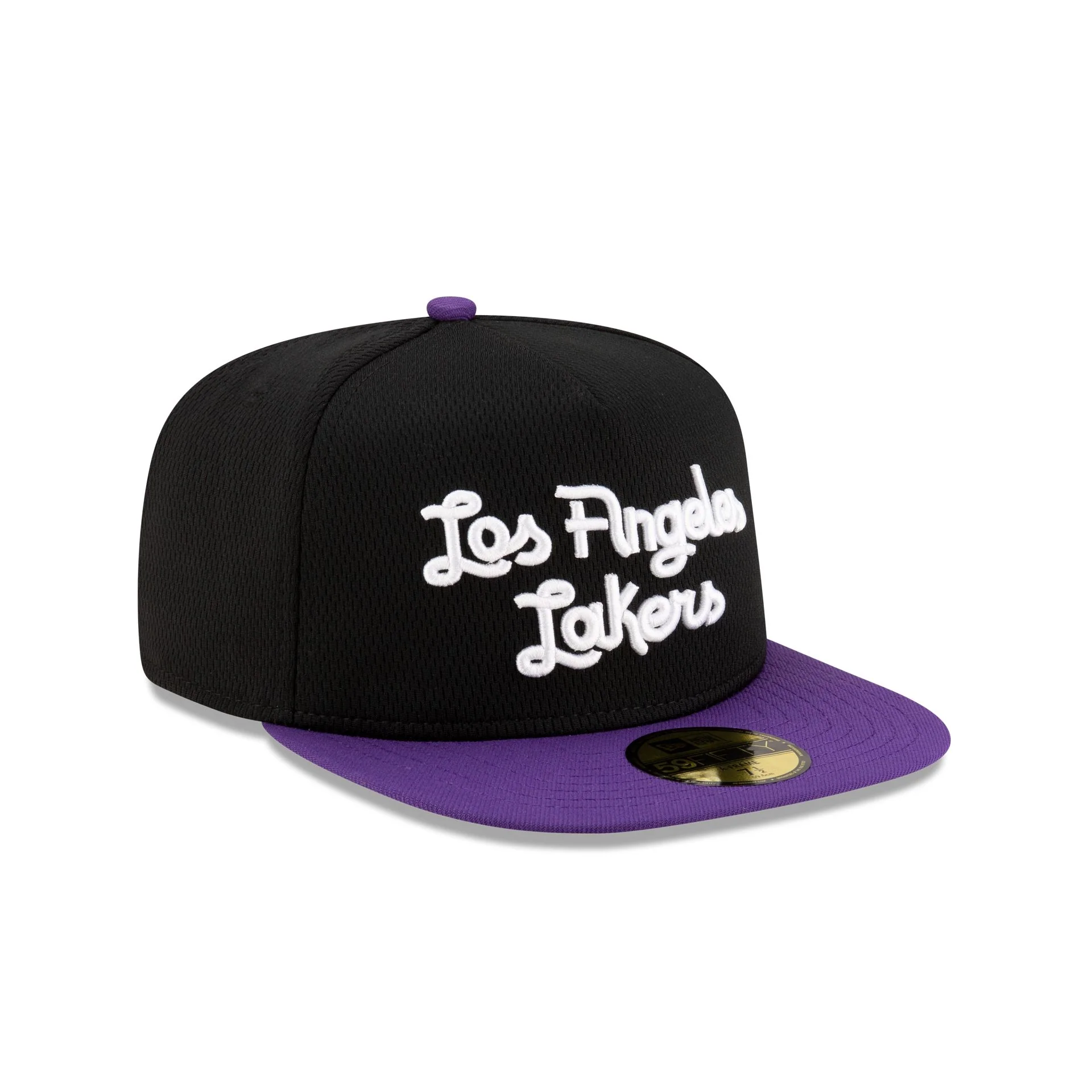 Los Angeles Lakers Dashmark Mesh 59FIFTY A-Frame Fitted Hat