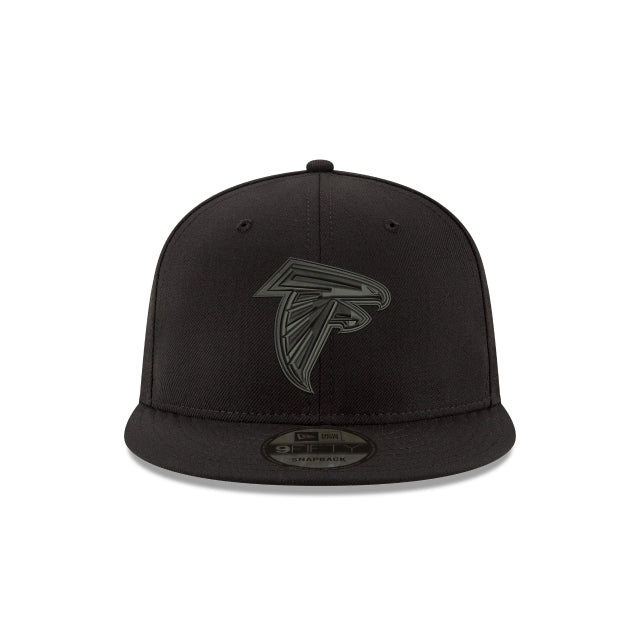 Atlanta Falcons Black On Black 9FIFTY Snapback Hat