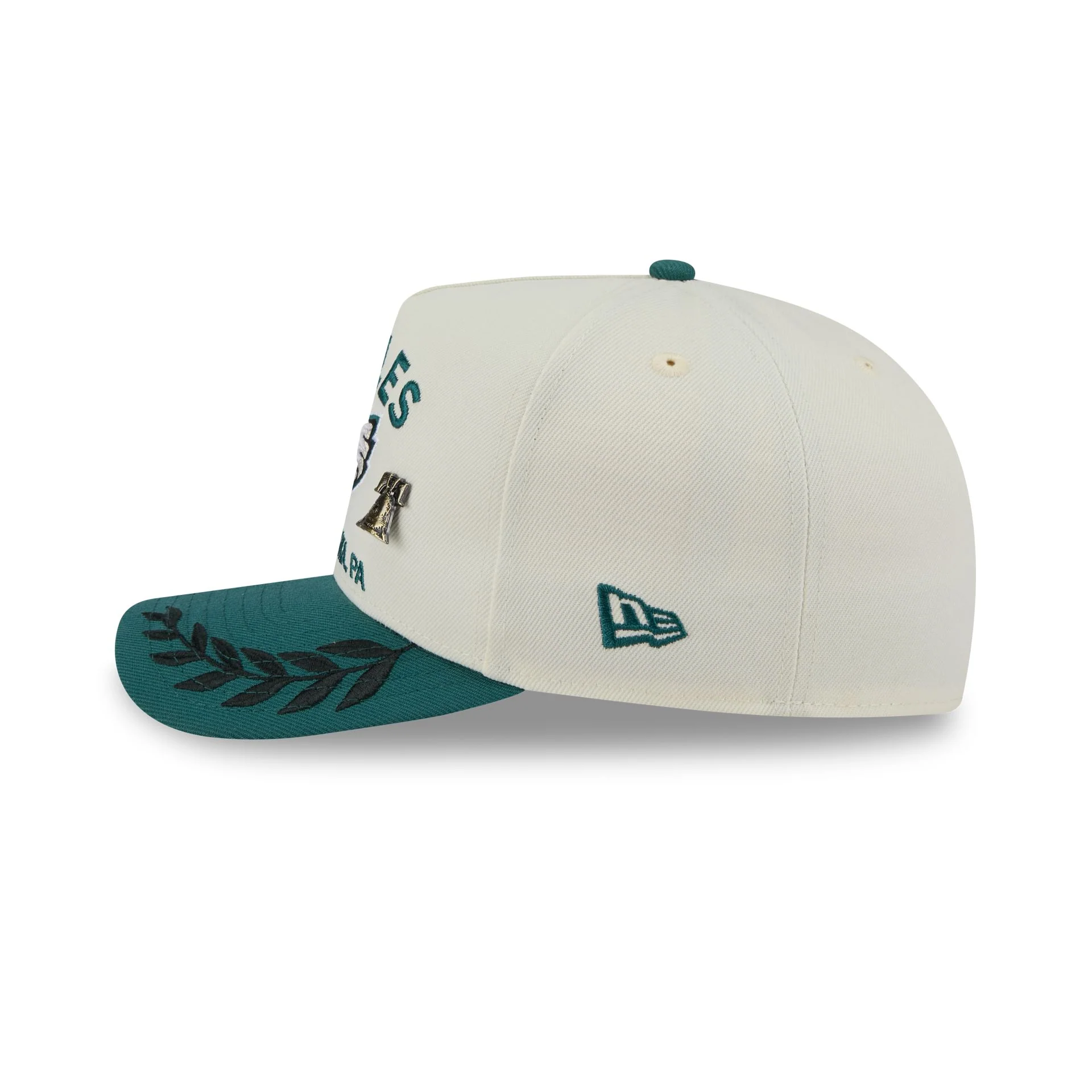Philadelphia Eagles 2025 Draft Chrome White 59FIFTY A-Frame Fitted Hat