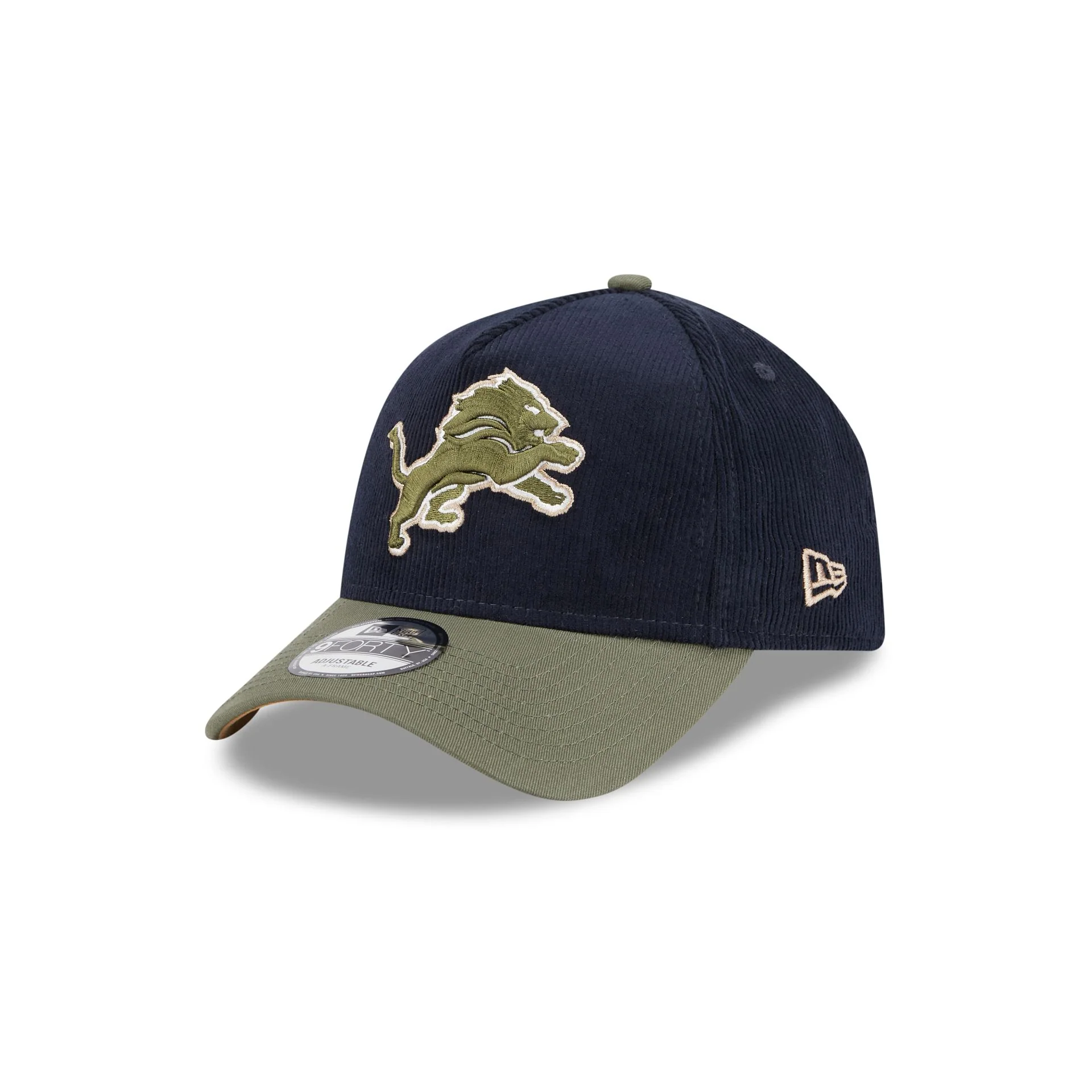 Detroit Lions Navy 9FORTY A-Frame Snapback Hat