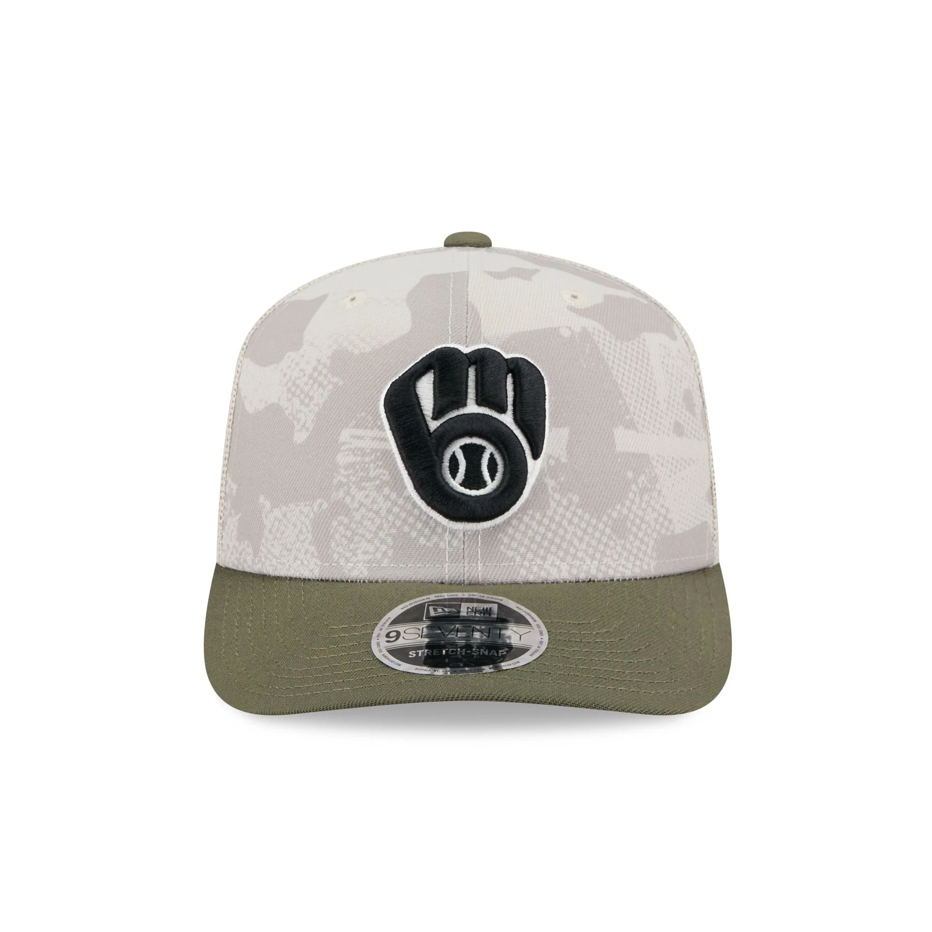 Milwaukee Brewers Armed Forces Day 2025 9SEVENTY Trucker Hat