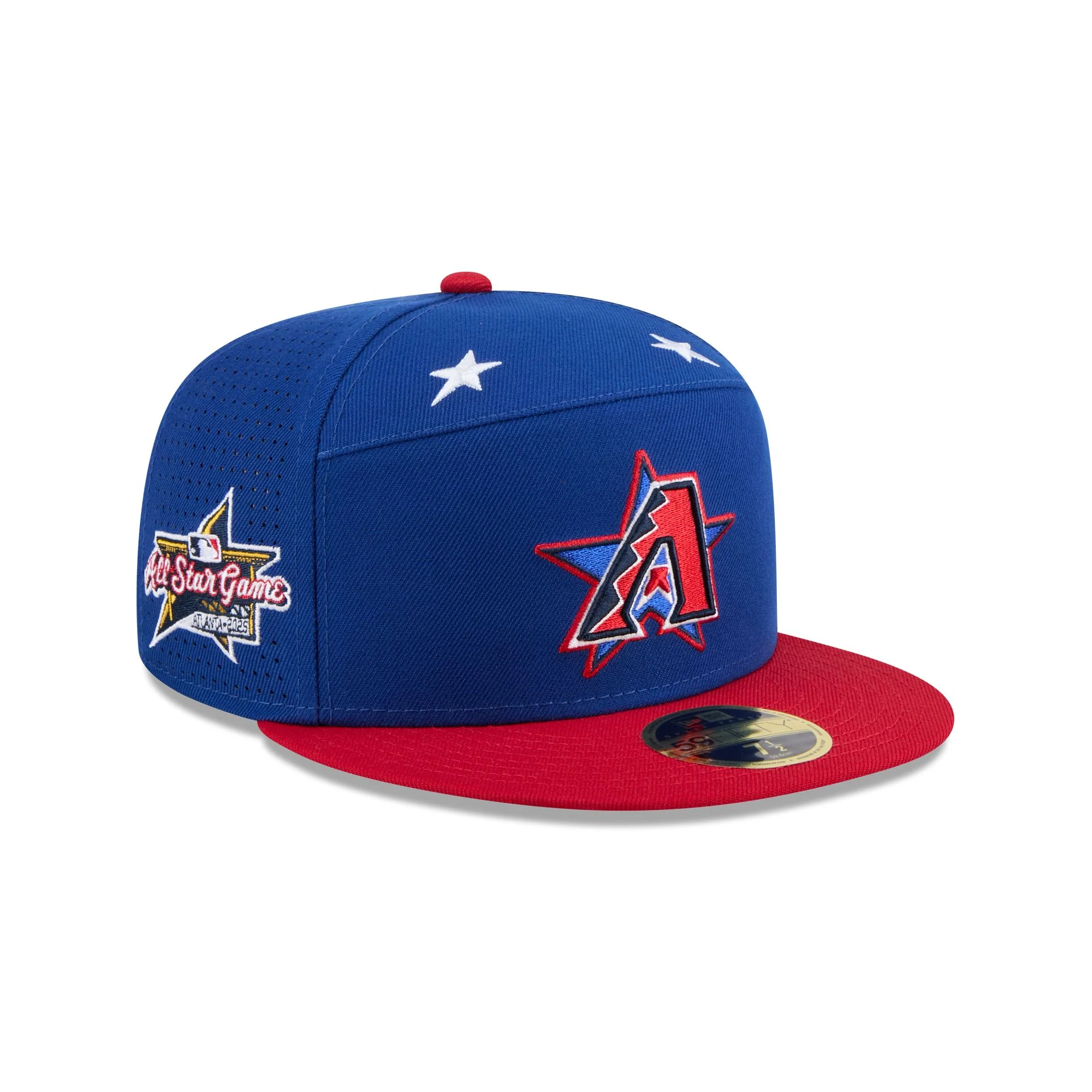 Arizona Diamondbacks 2025 All-Star Game Workout Split Panel 59FIFTY Fitted Hat
