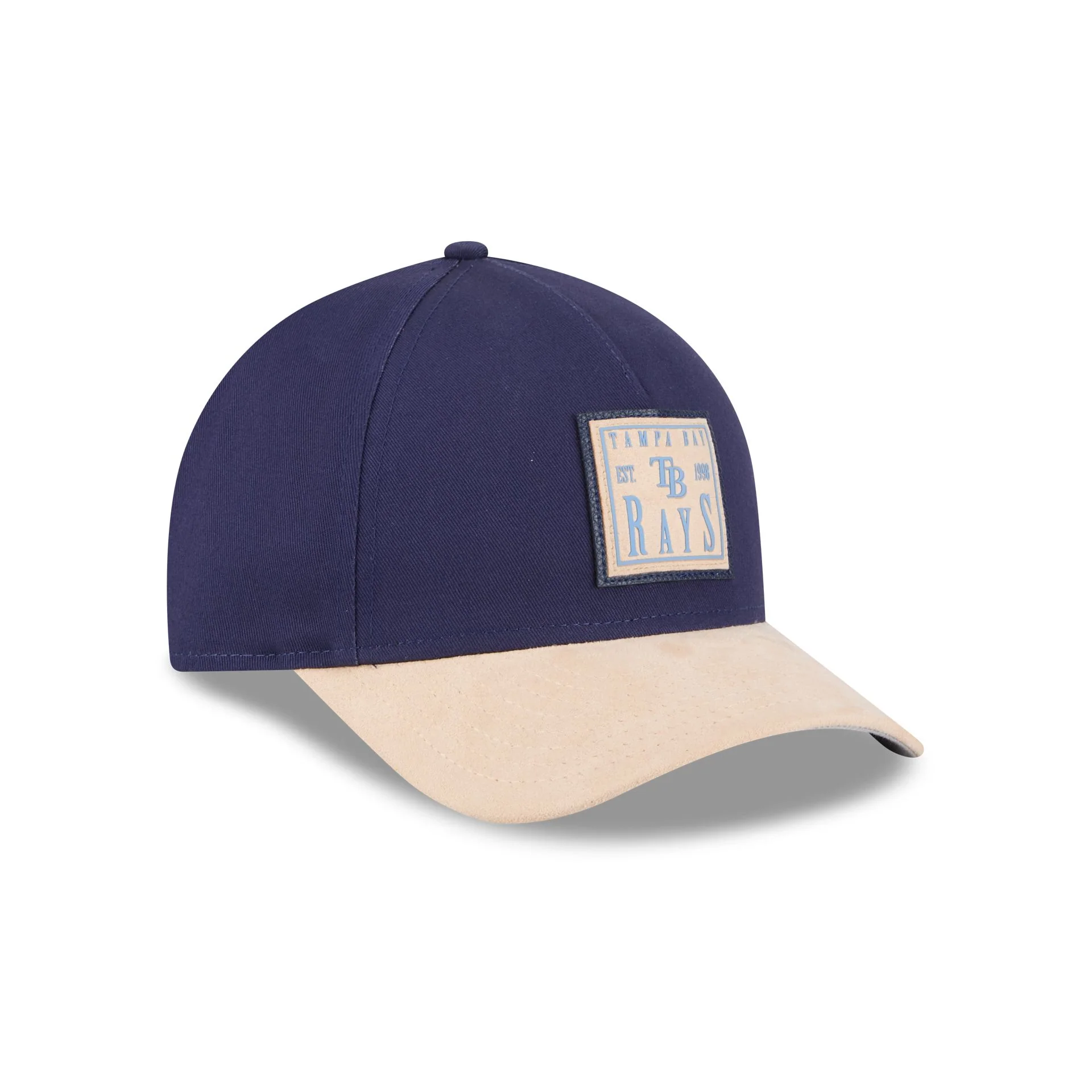 Tampa Bay Rays Suede Patch 9FORTY M-Crown A-Frame Adjustable Hat
