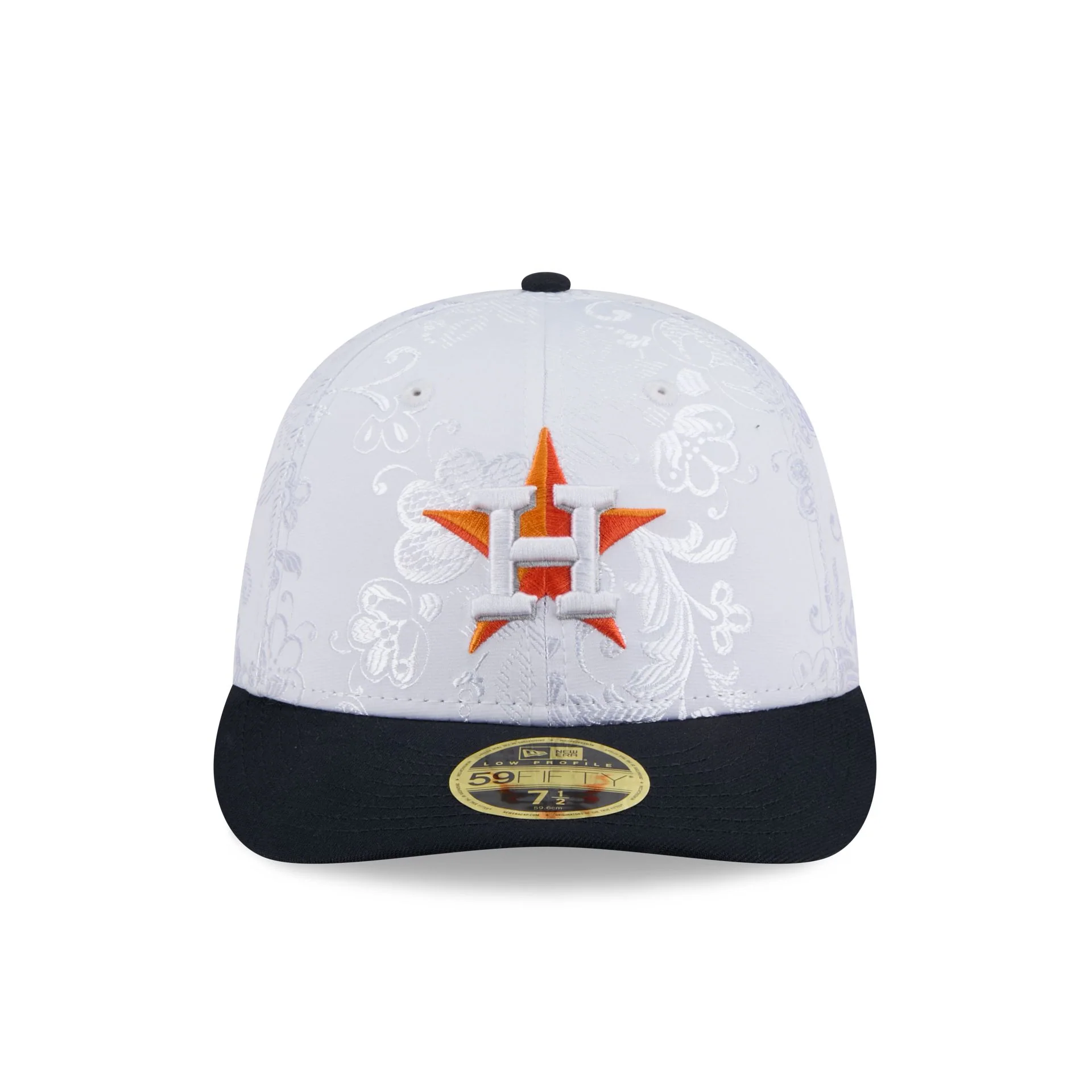 Houston Astros Floral Shine Low Profile 59FIFTY Fitted Hat