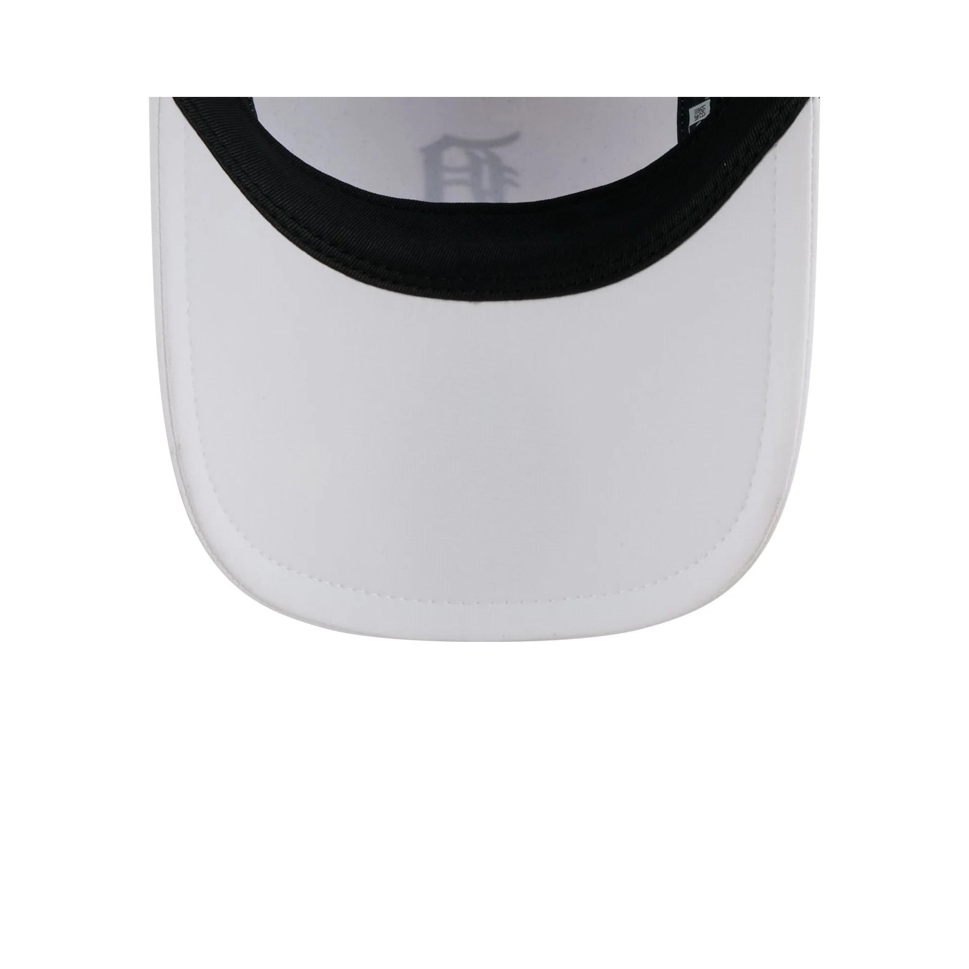 Detroit Tigers White Poly Runner Adjustable Hat