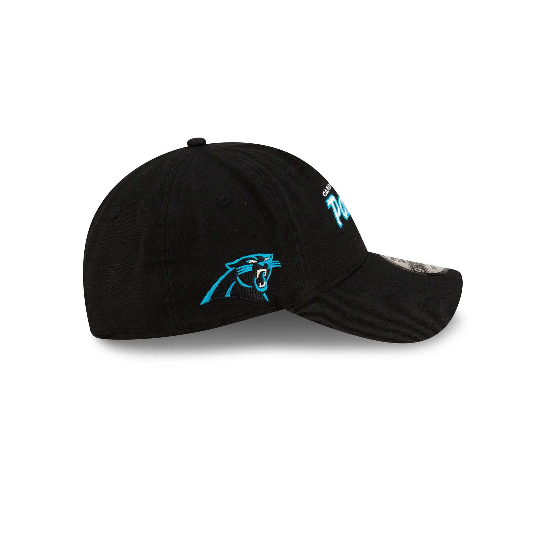 Carolina Panthers Washed Script 9TWENTY Adjustable Hat