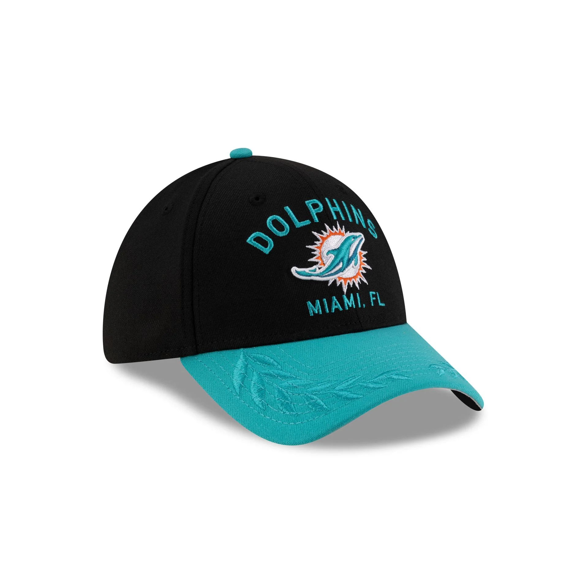Miami Dolphins 2025 Draft 39THIRTY Stretch Fit Hat