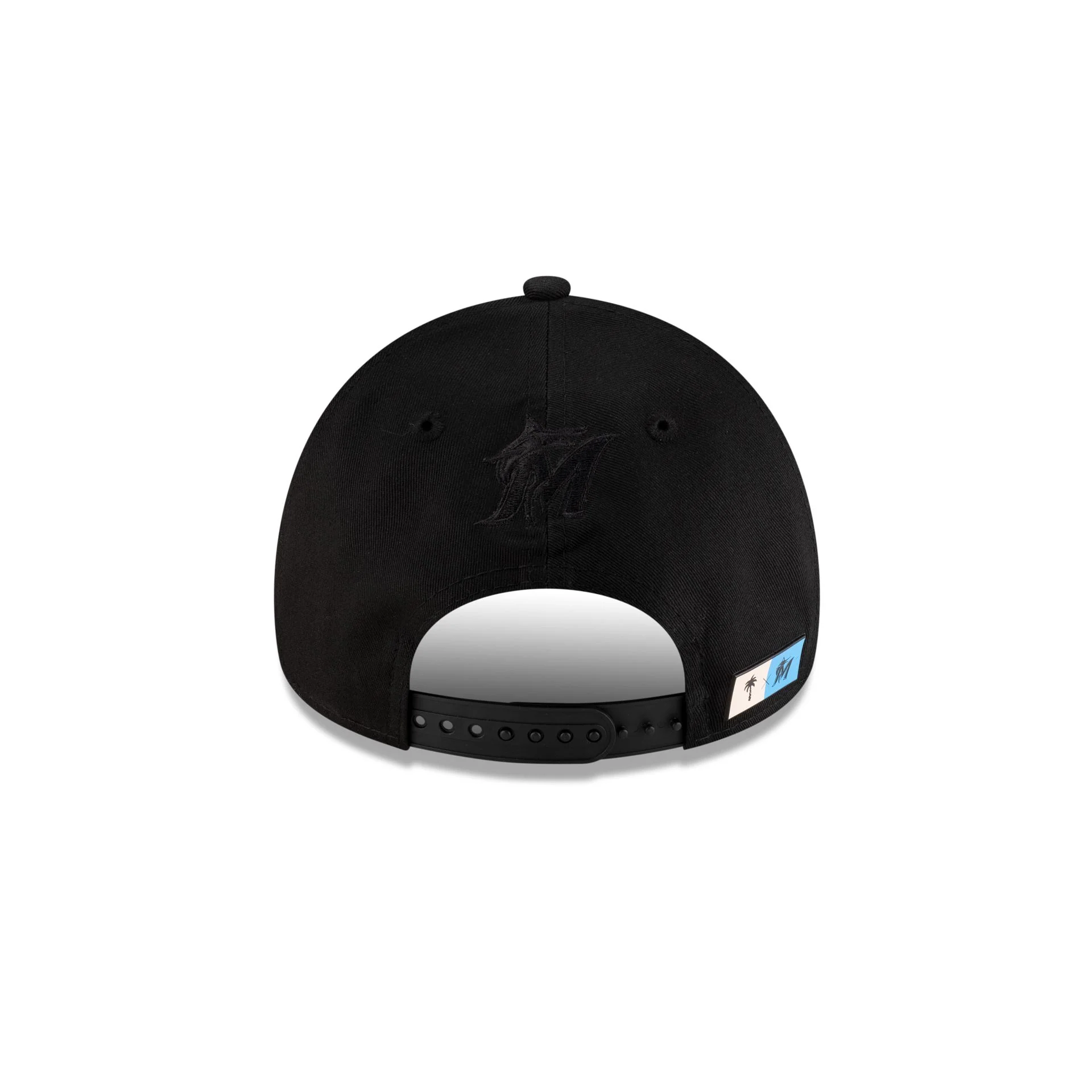 Palm Tree Crew x Miami Marlins Black 9FORTY A-Frame Snapback Hat