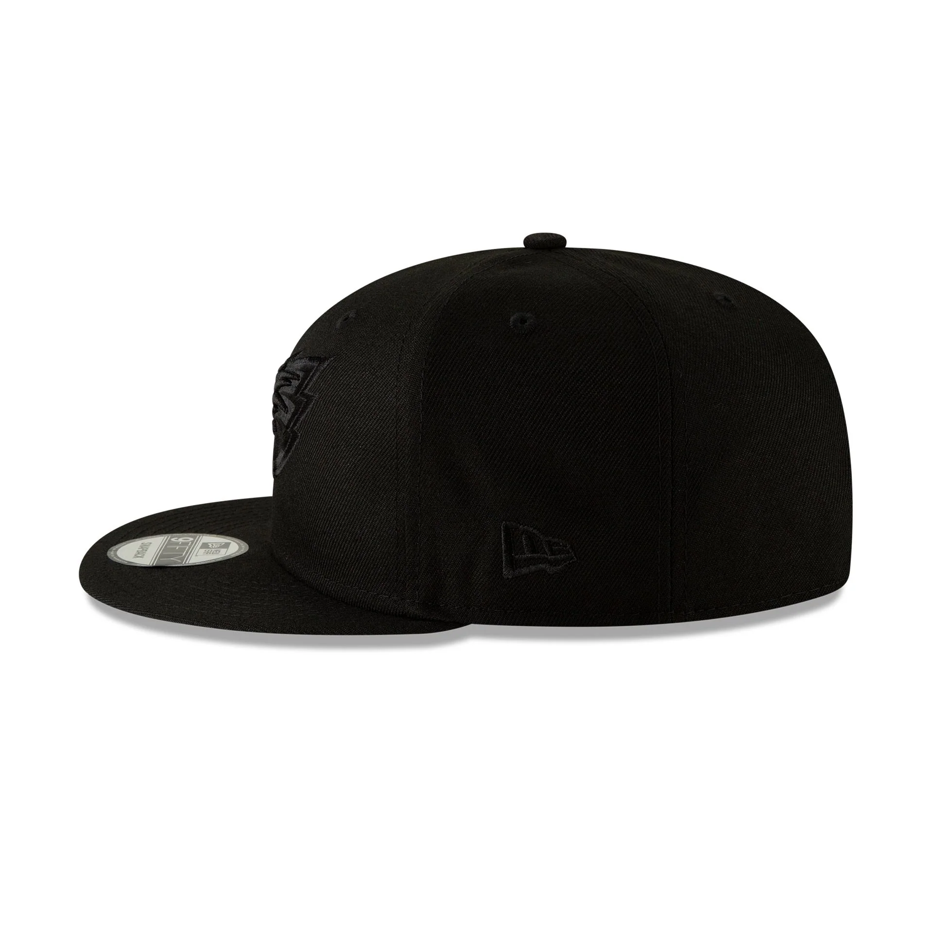 Philadelphia Eagles Basic Black on Black 9FIFTY Snapback Hat