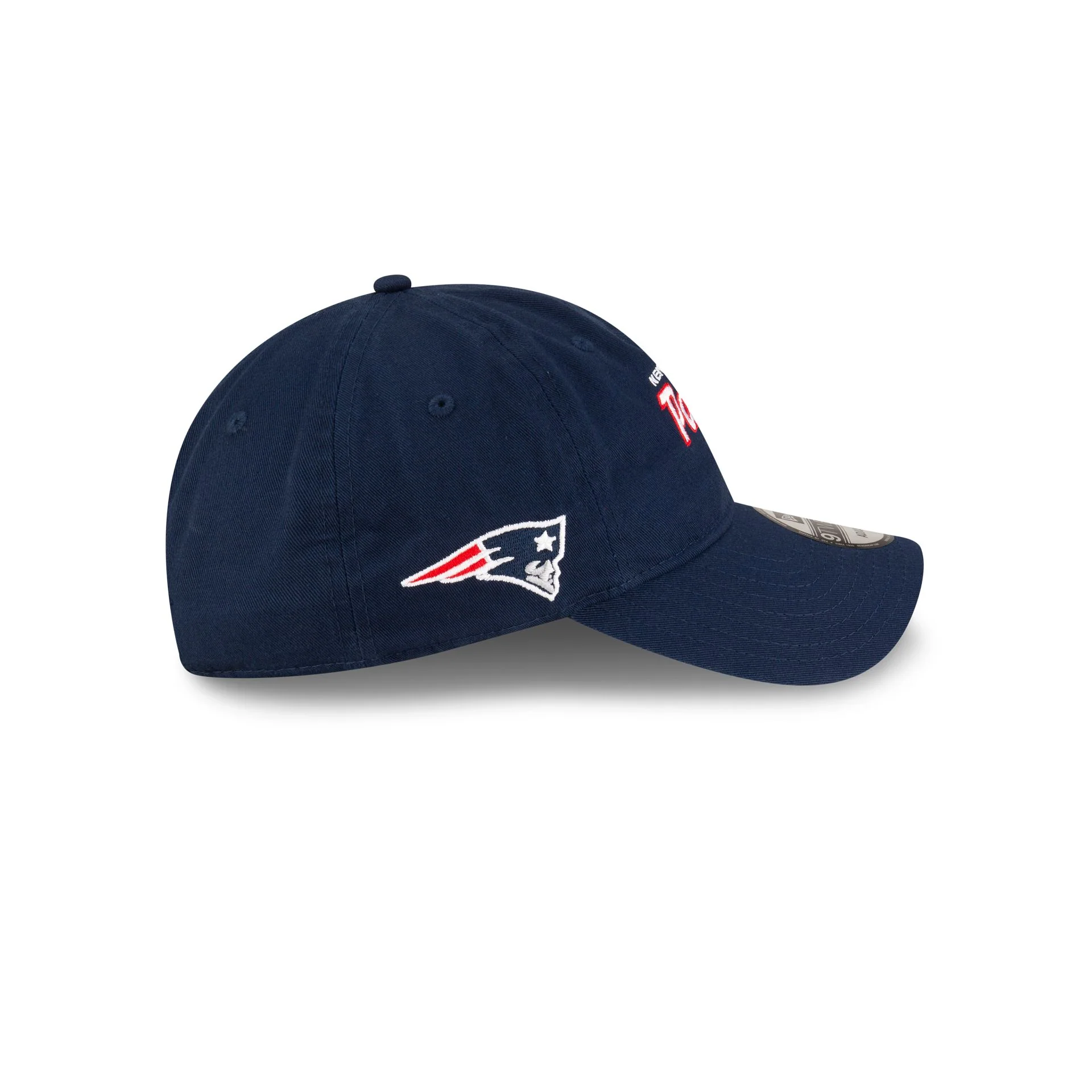 New England Patriots Washed Script 9TWENTY Adjustable Hat
