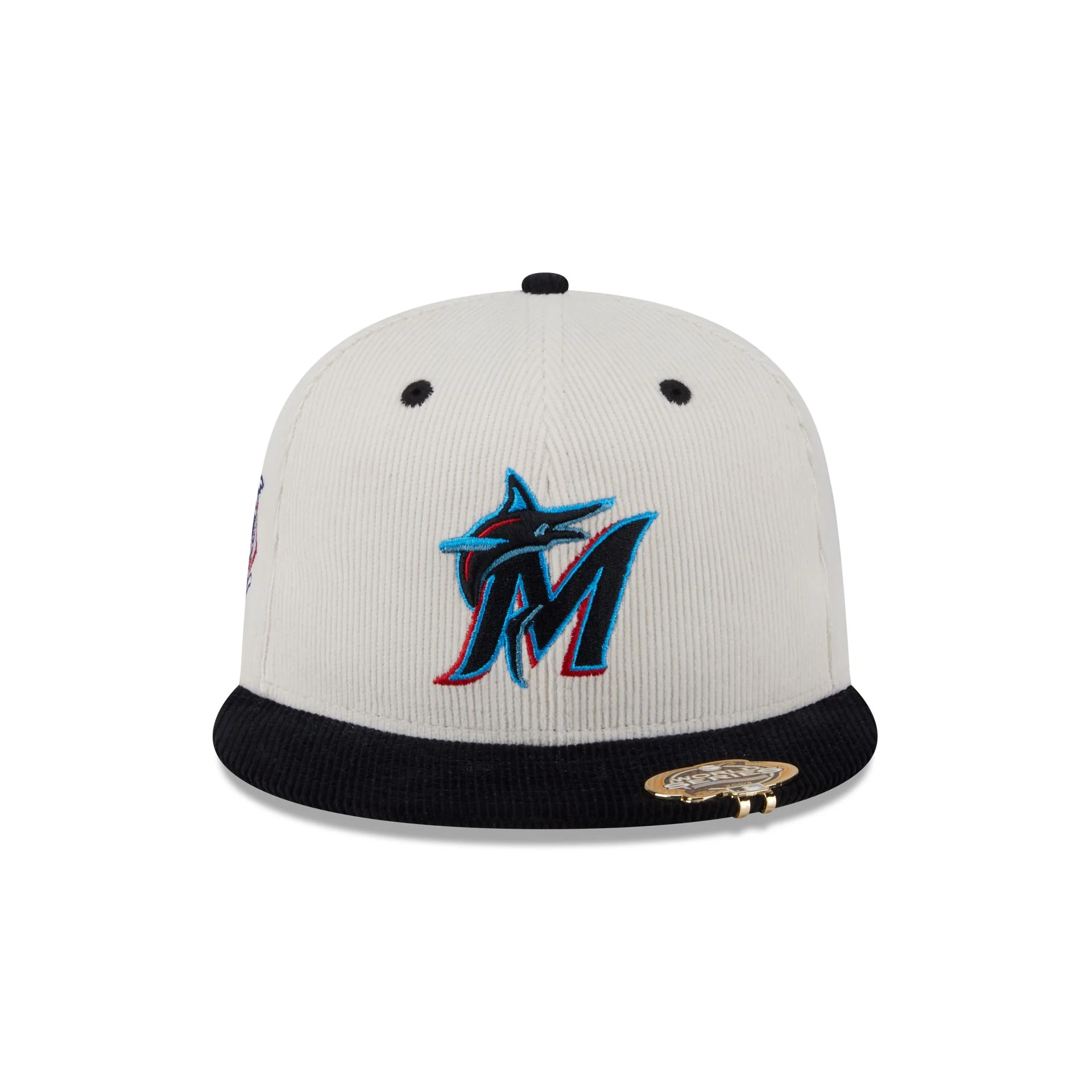 Miami Marlins Two Tone Cord 59FIFTY Fitted Hat