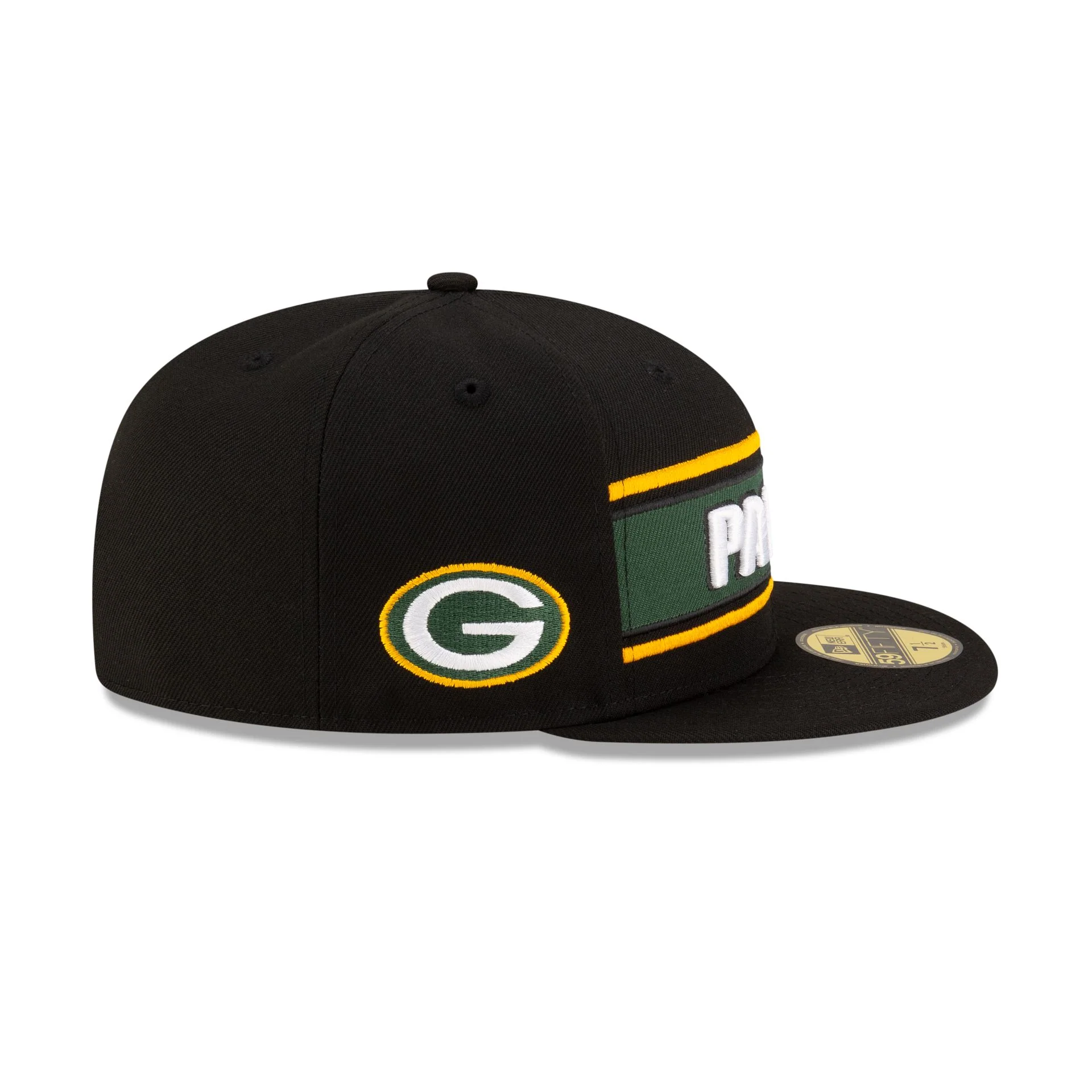 Green Bay Packers 2024 Sideline Black 59FIFTY Fitted Hat