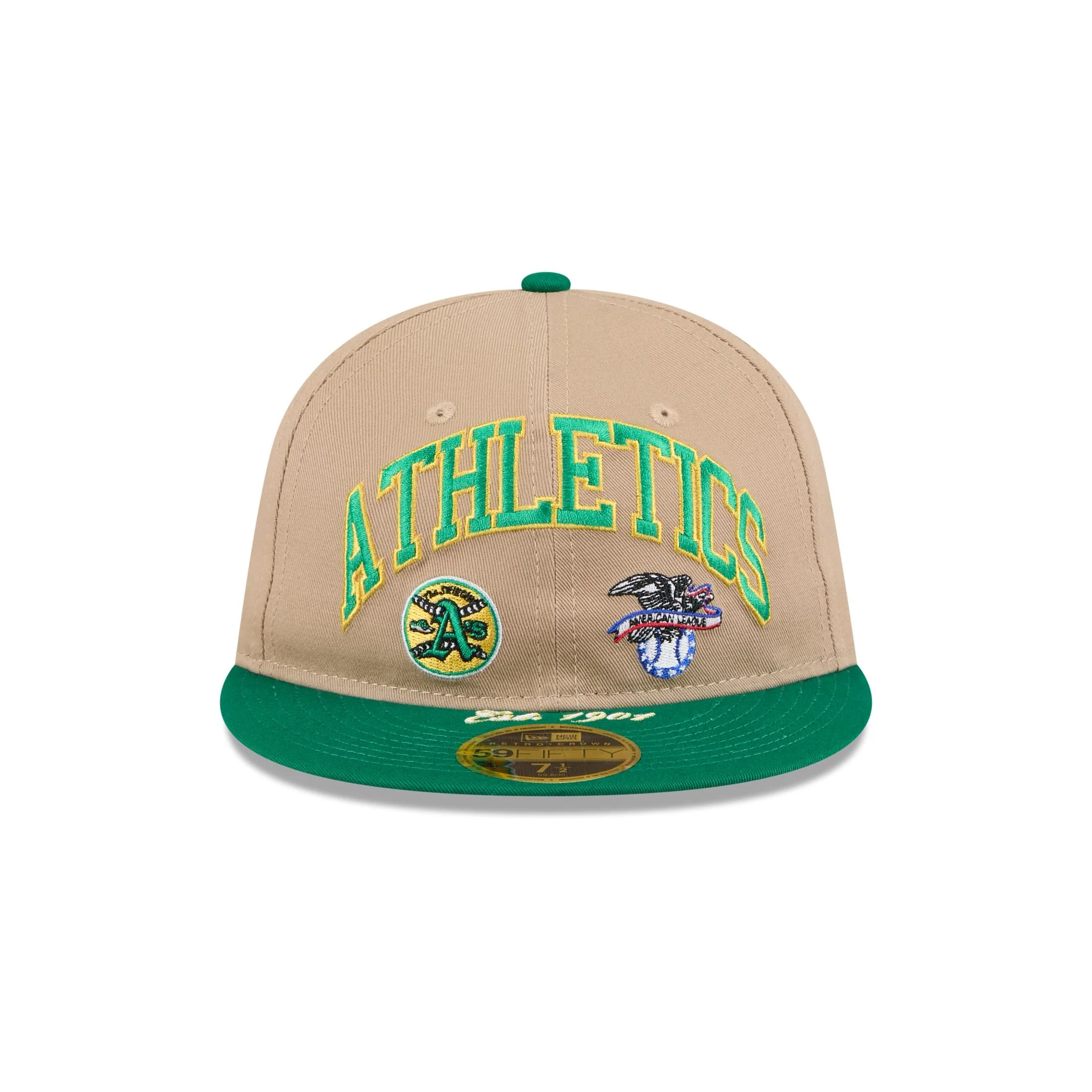 Athletics Camel Retro Crown 59FIFTY Fitted Hat