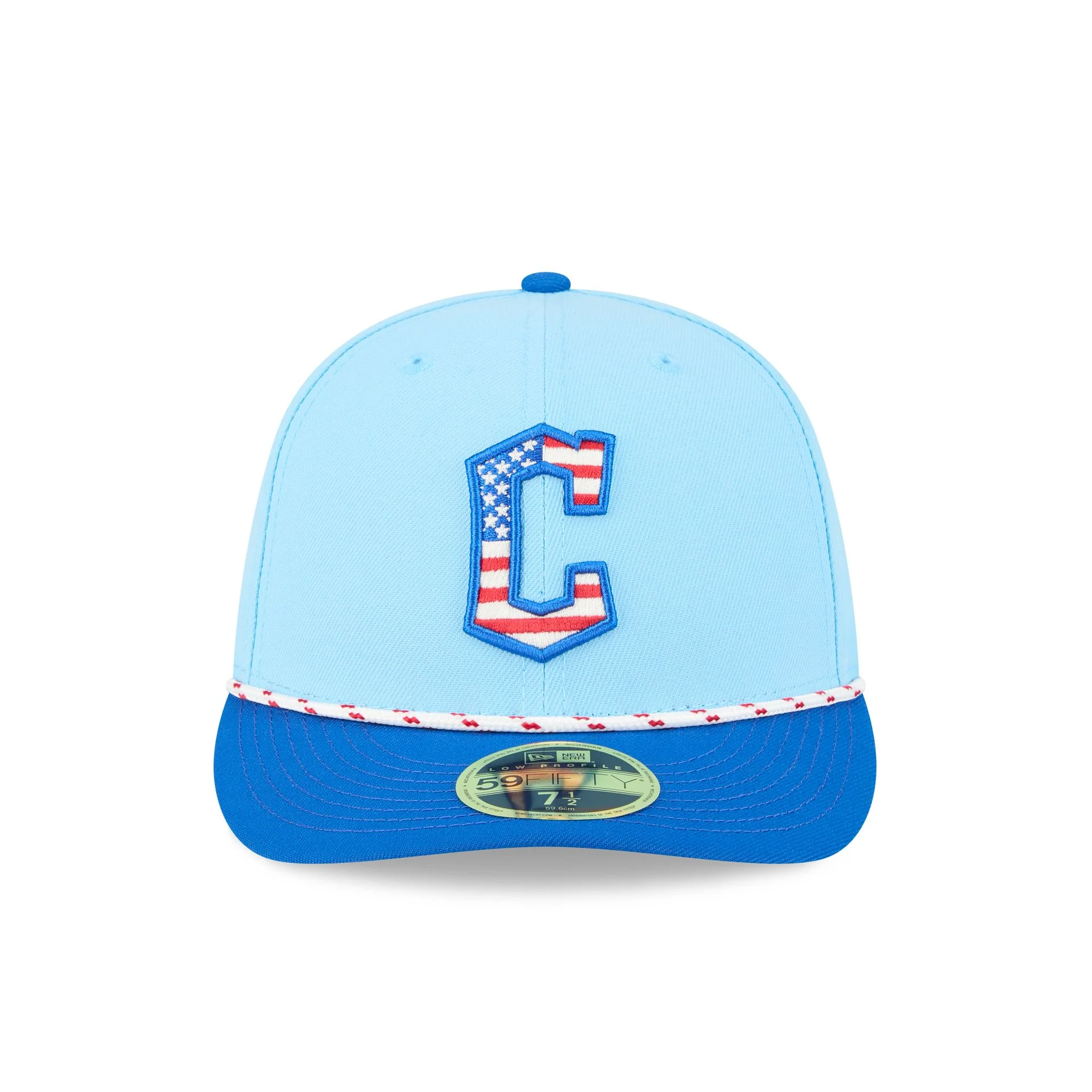 Cleveland Guardians Independence Day 2025 Low Profile 59FIFTY Fitted Hat