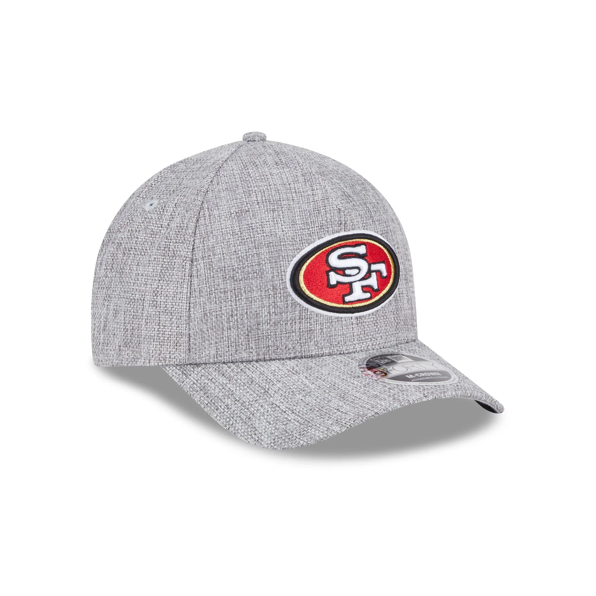 San Francisco 49ers Cotton Weave Gray 9FORTY M-Crown A-Frame Snapback Hat