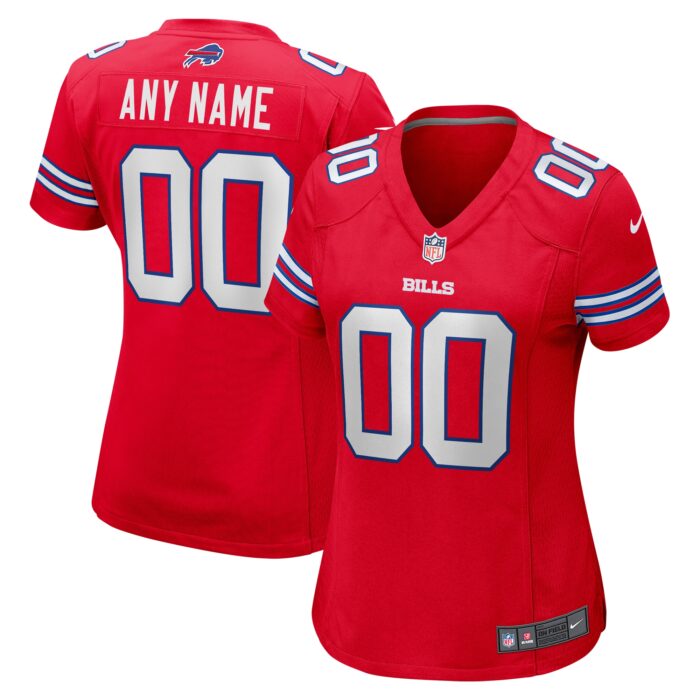 Women’s Buffalo Bills Nike Red Alternate Custom Game Jersey