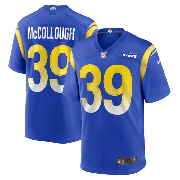 Men’s Los Angeles Rams Jaylen McCollough Nike Royal Game Jersey