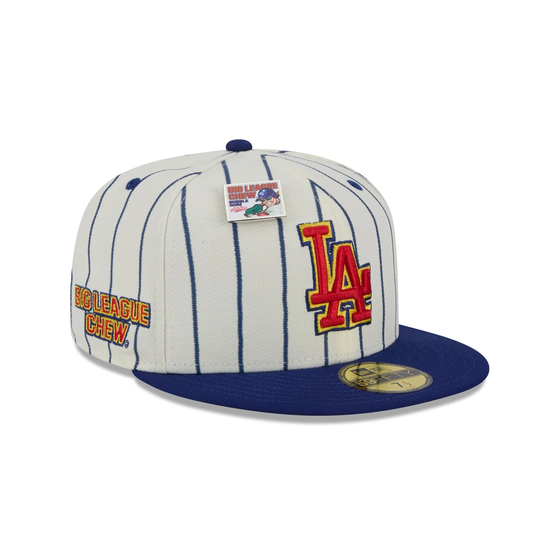 Big League Chew X Los Angeles Dodgers Pinstripe 59FIFTY Fitted Hat