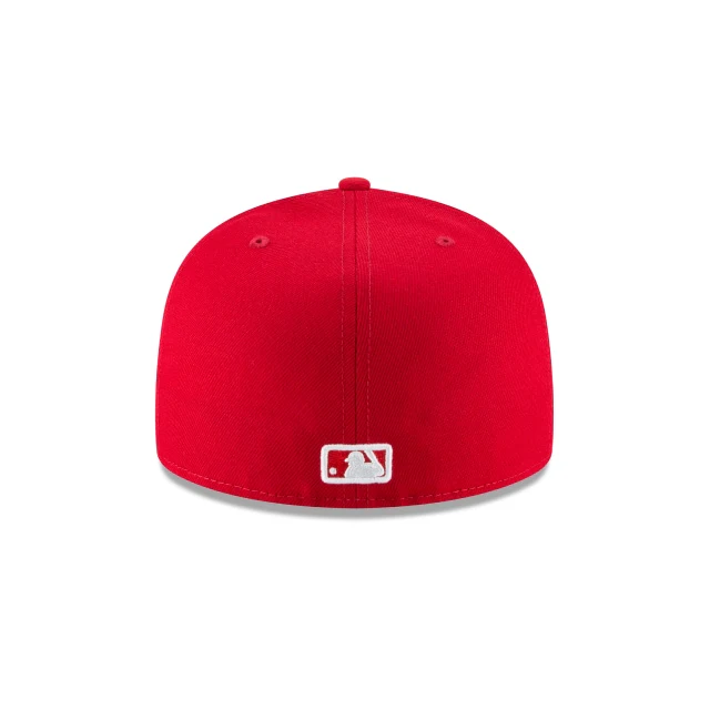 Los Angeles Dodgers Scarlet Basic 59FIFTY Fitted Hat